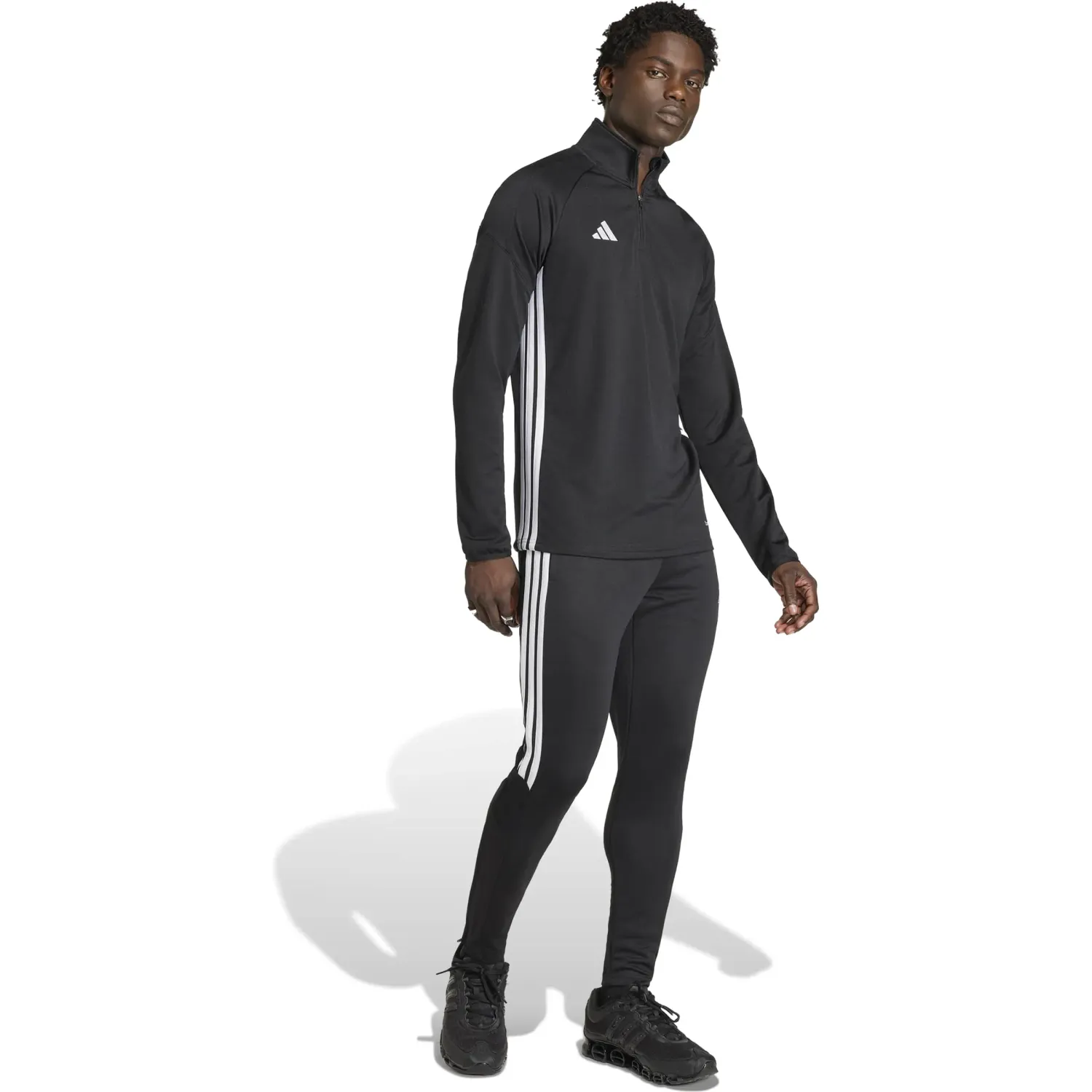 Casaca Adidas De Futbol Hombre Tiro Es Top color negro | Platanitos