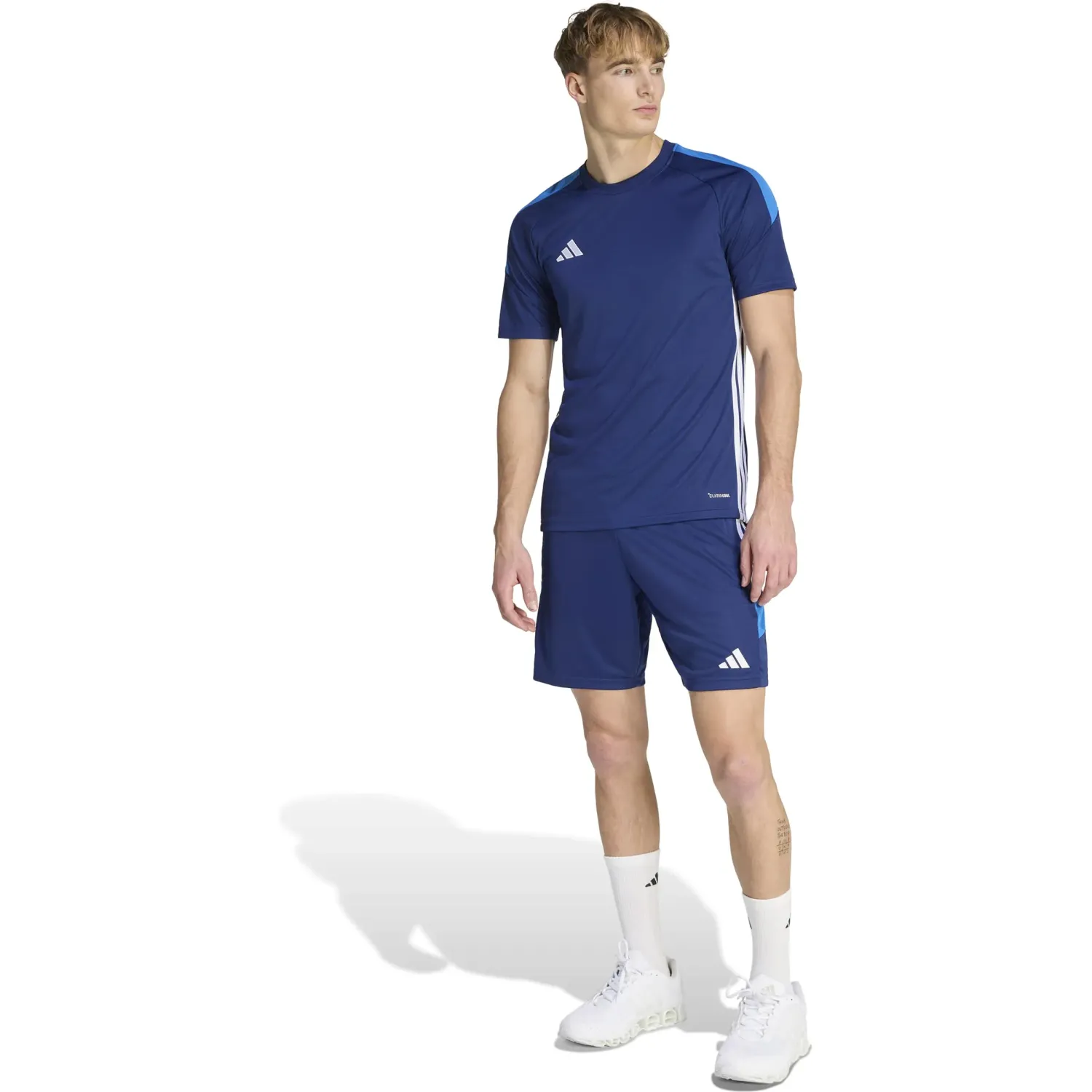 adidas Short Adidas De Futbol Hombre Tiro Es Sho color azul | Platanitos