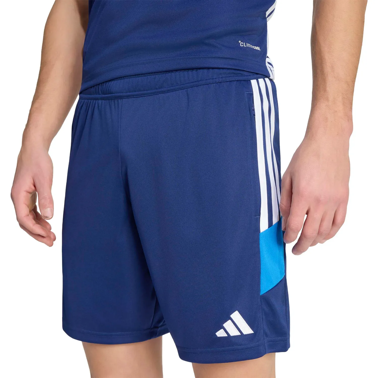 adidas Short Adidas De Futbol Hombre Tiro Es Sho color azul | Platanitos