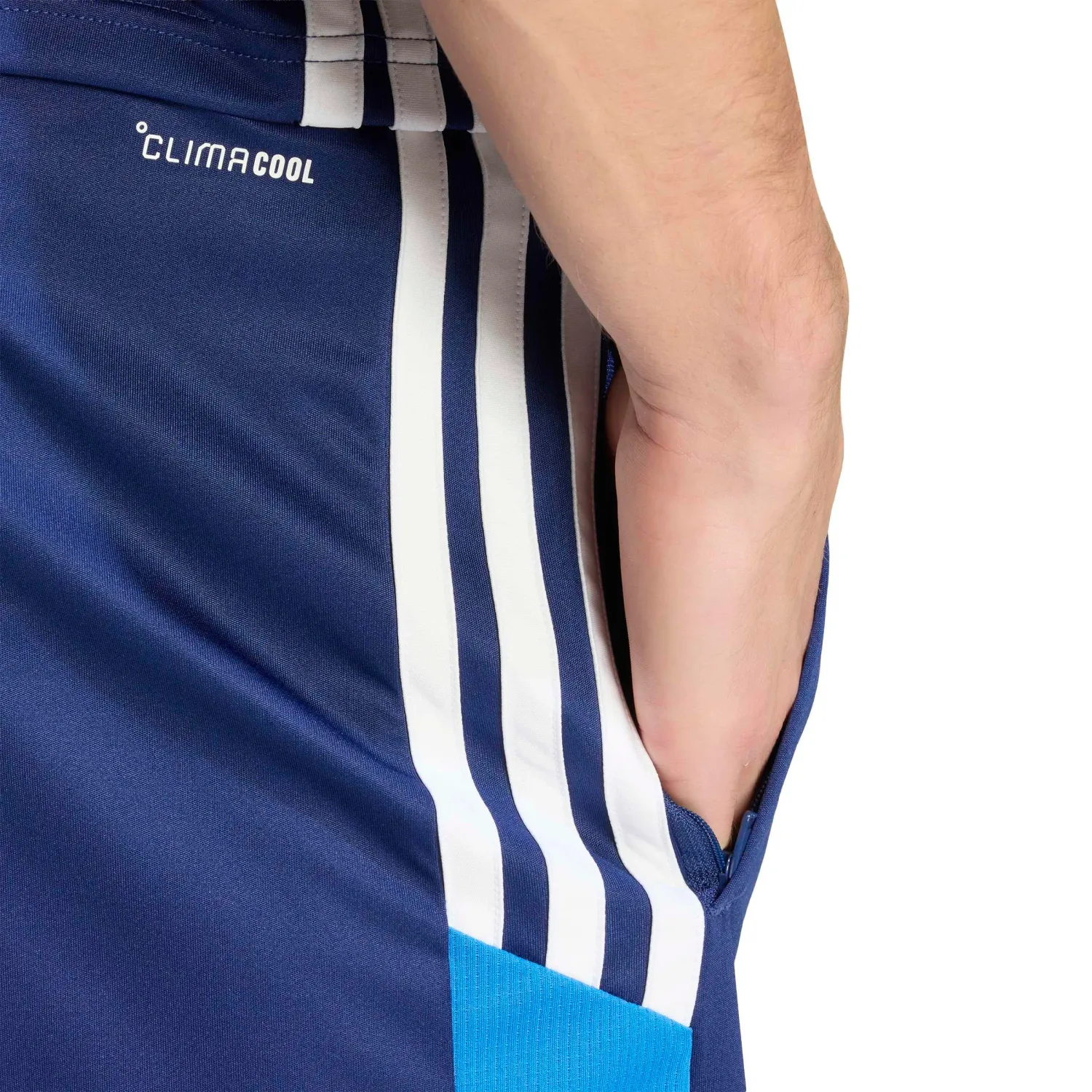 adidas Short Adidas De Futbol Hombre Tiro Es Sho color azul | Platanitos