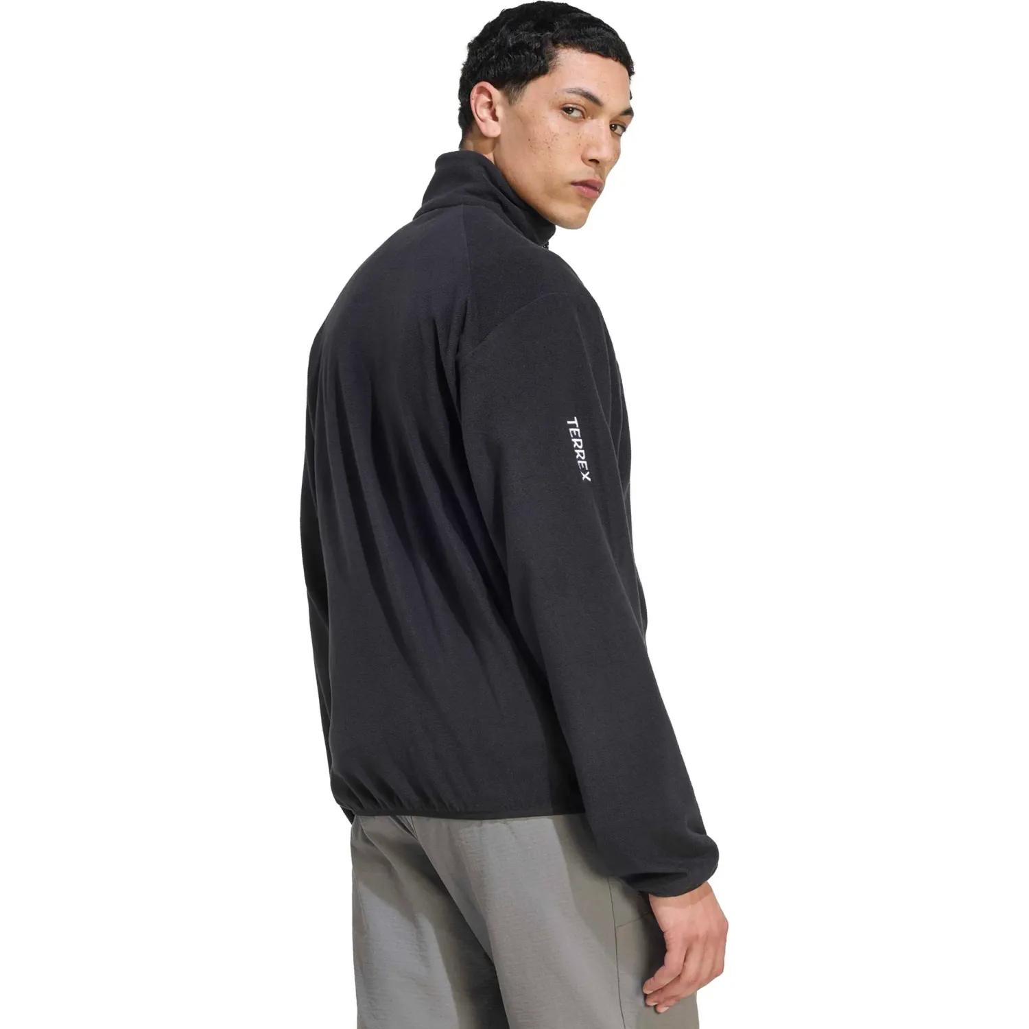 Casaca Adidas Outdoor Hombre Mt Fz Fleece color negro | Platanitos