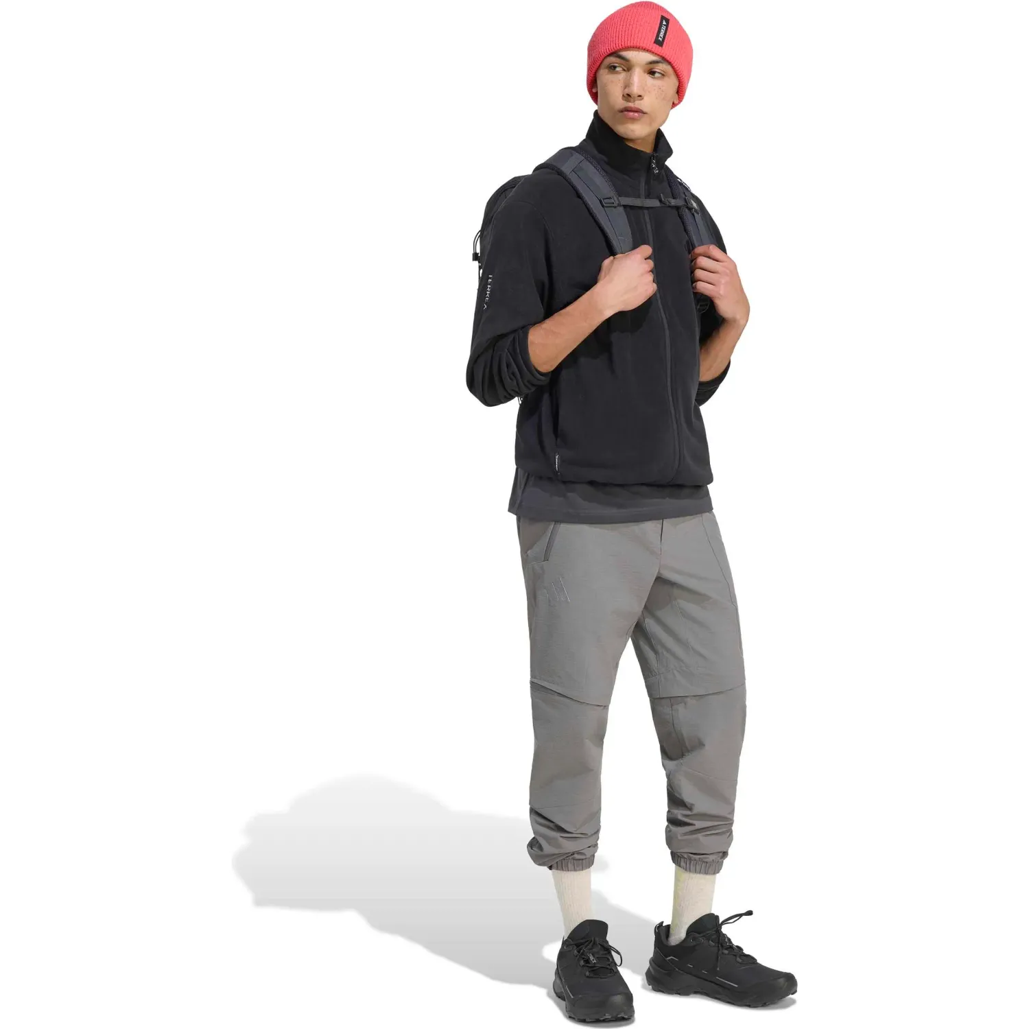 Casaca Adidas Outdoor Hombre Mt Fz Fleece color negro | Platanitos