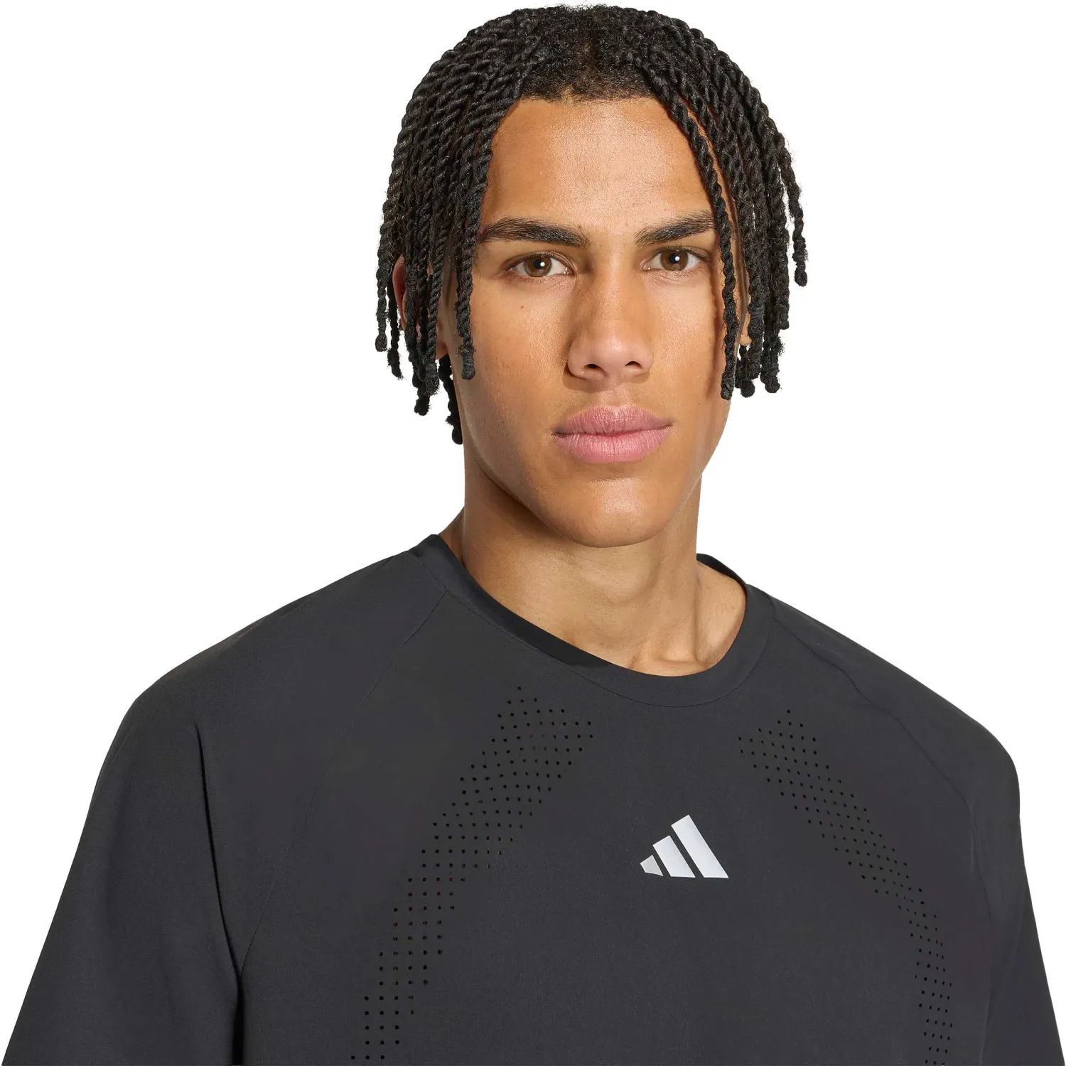 adidas Polo Adidas Running Hombre Adi365 Hybo T M color negro | Platanitos