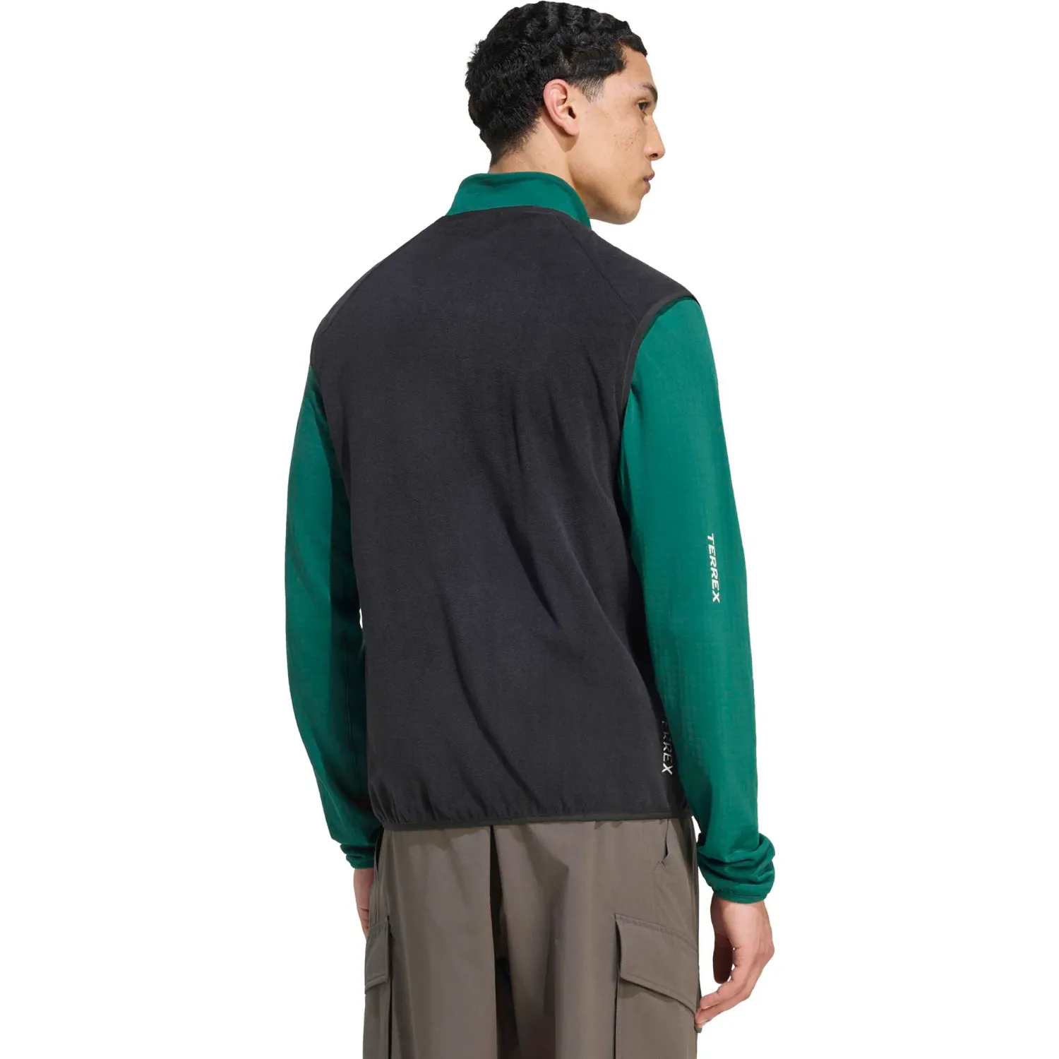 adidas Chaleco Adidas Outdoor Hombre Mt Fz Vest color negro | Platanitos