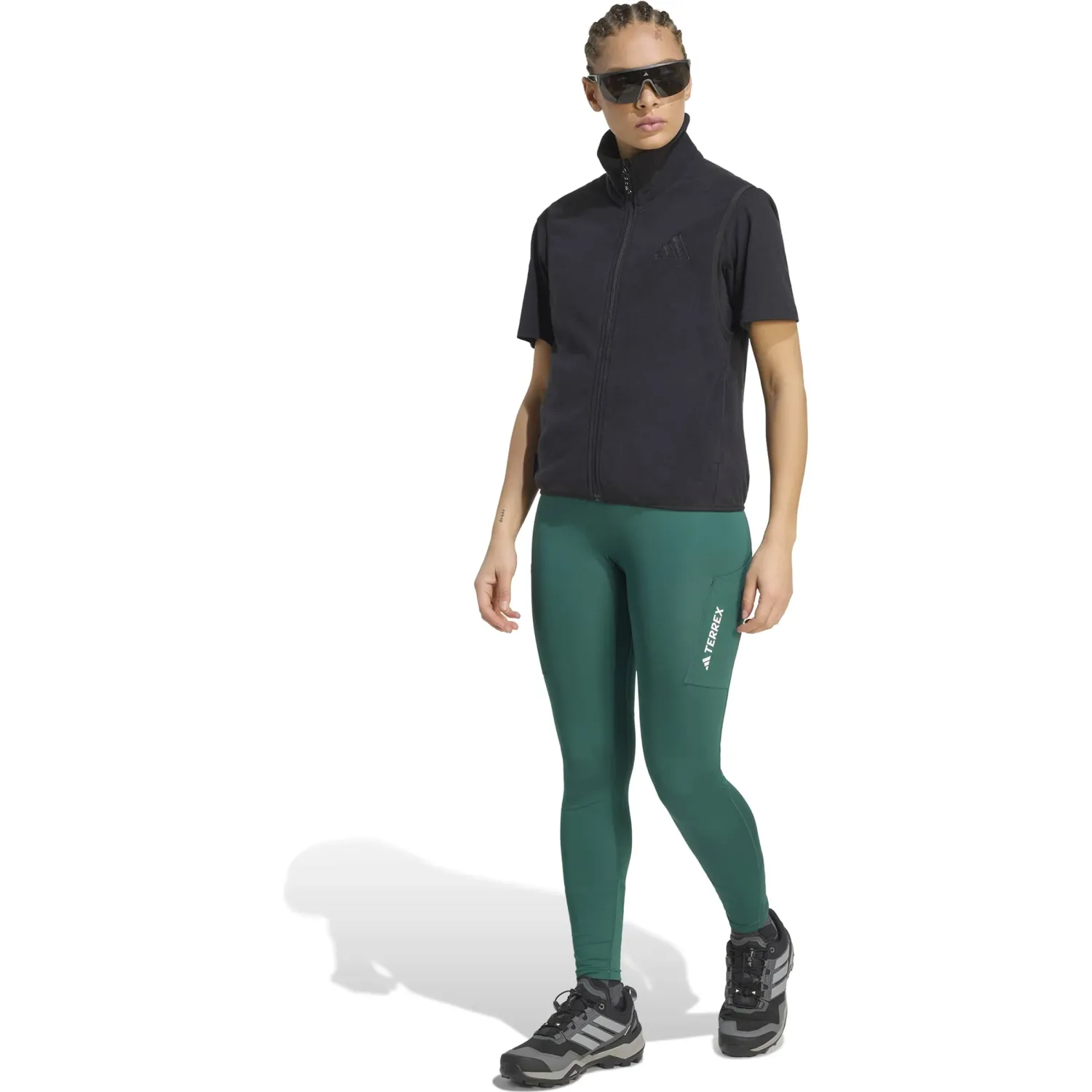 Chaleco Adidas Outdoor Mujer W Mt Fz Vest color negro | Platanitos
