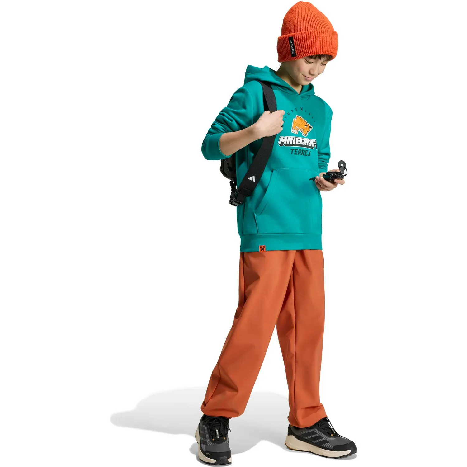 adidas Polera Adidas Outdoor Niños K Mc Mt Hoodie color verde | Platanitos