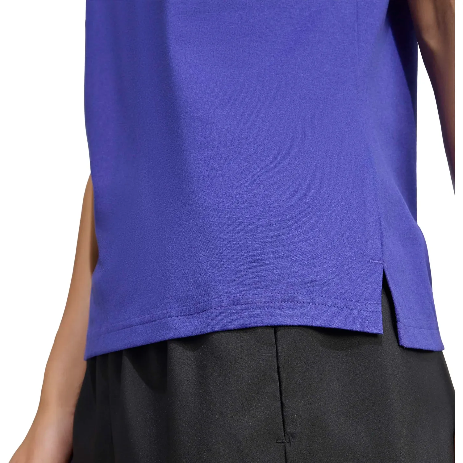adidas Polo Adidas Training Mujer We Min V Nk Tee color purpura | Platanitos