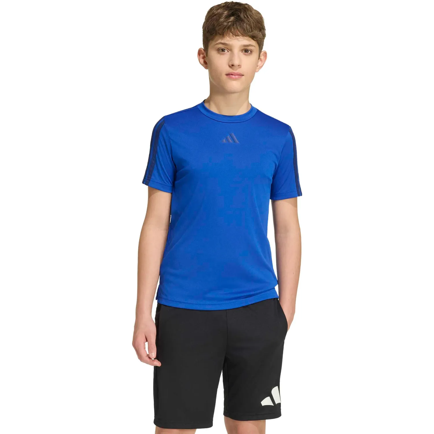 adidas Polo Adidas Training Juvenil J Tr-Es 3s Tee color navy | Platanitos