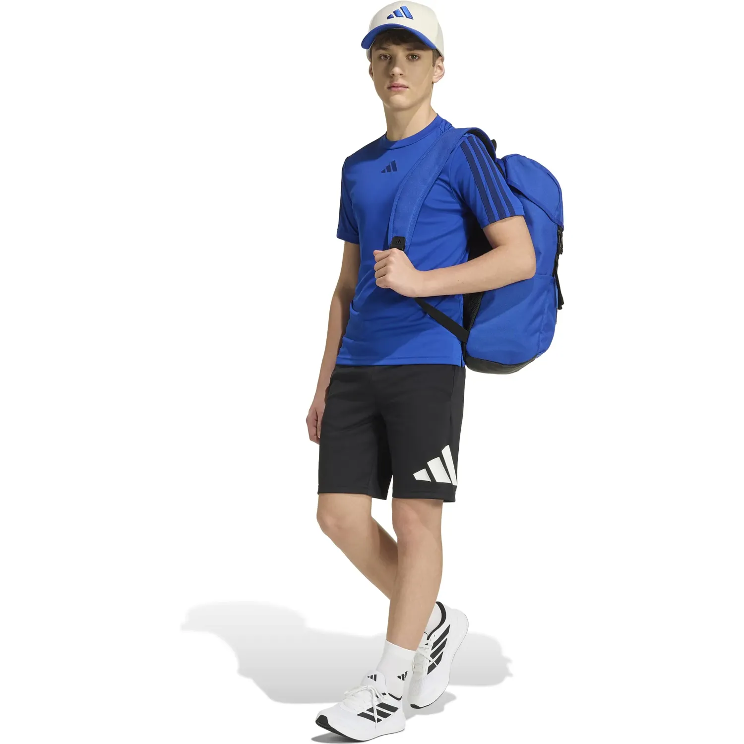 adidas Polo Adidas Training Juvenil J Tr-Es 3s Tee color navy | Platanitos