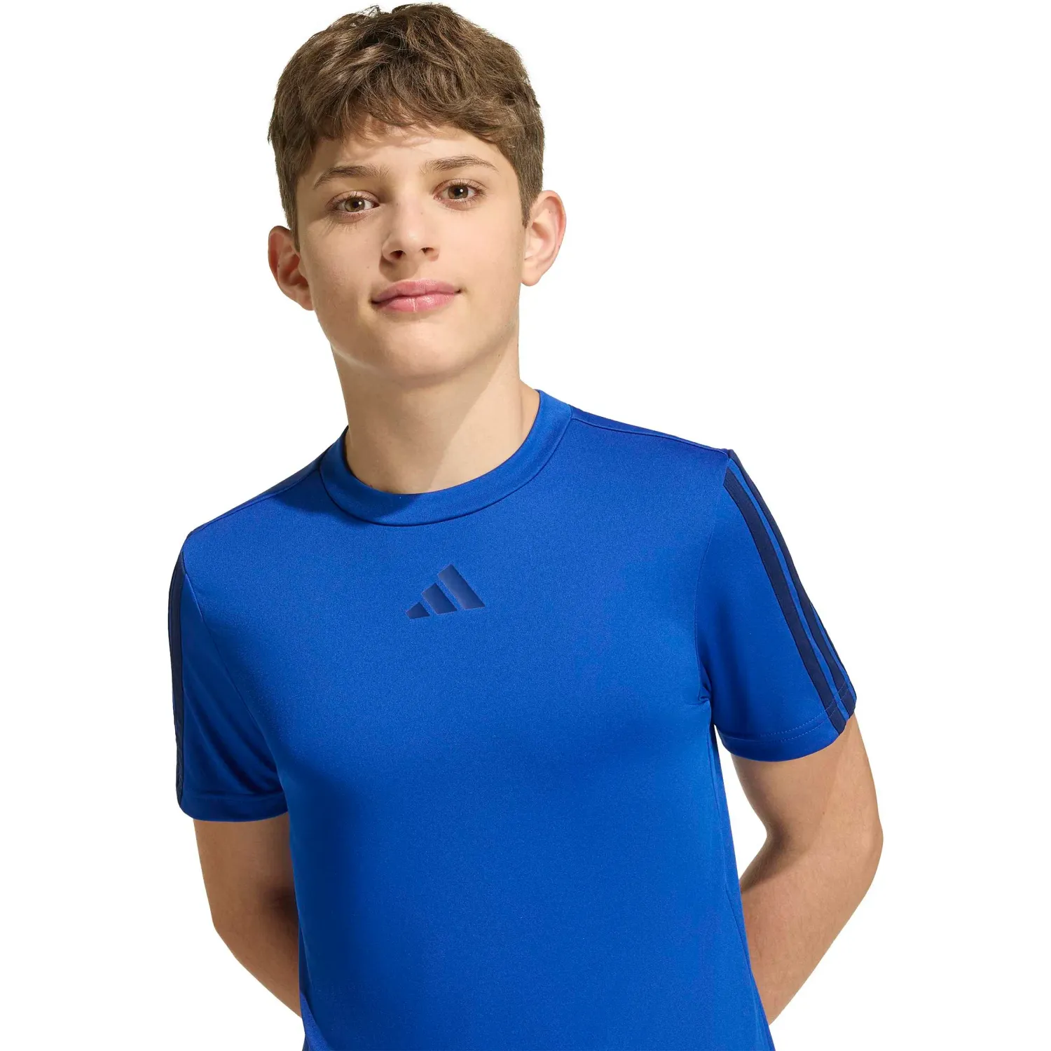 adidas Polo Adidas Training Juvenil J Tr-Es 3s Tee color navy | Platanitos