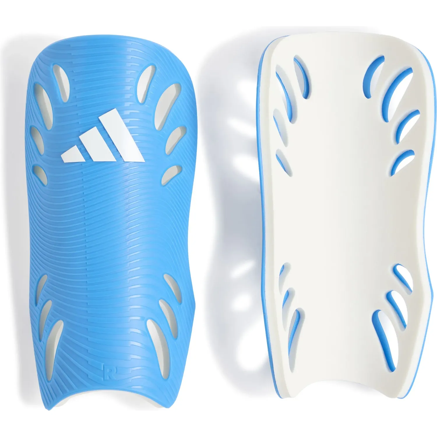 Canilleras Adidas De Futbol Unisex Adiflex Sg color azul | Platanitos