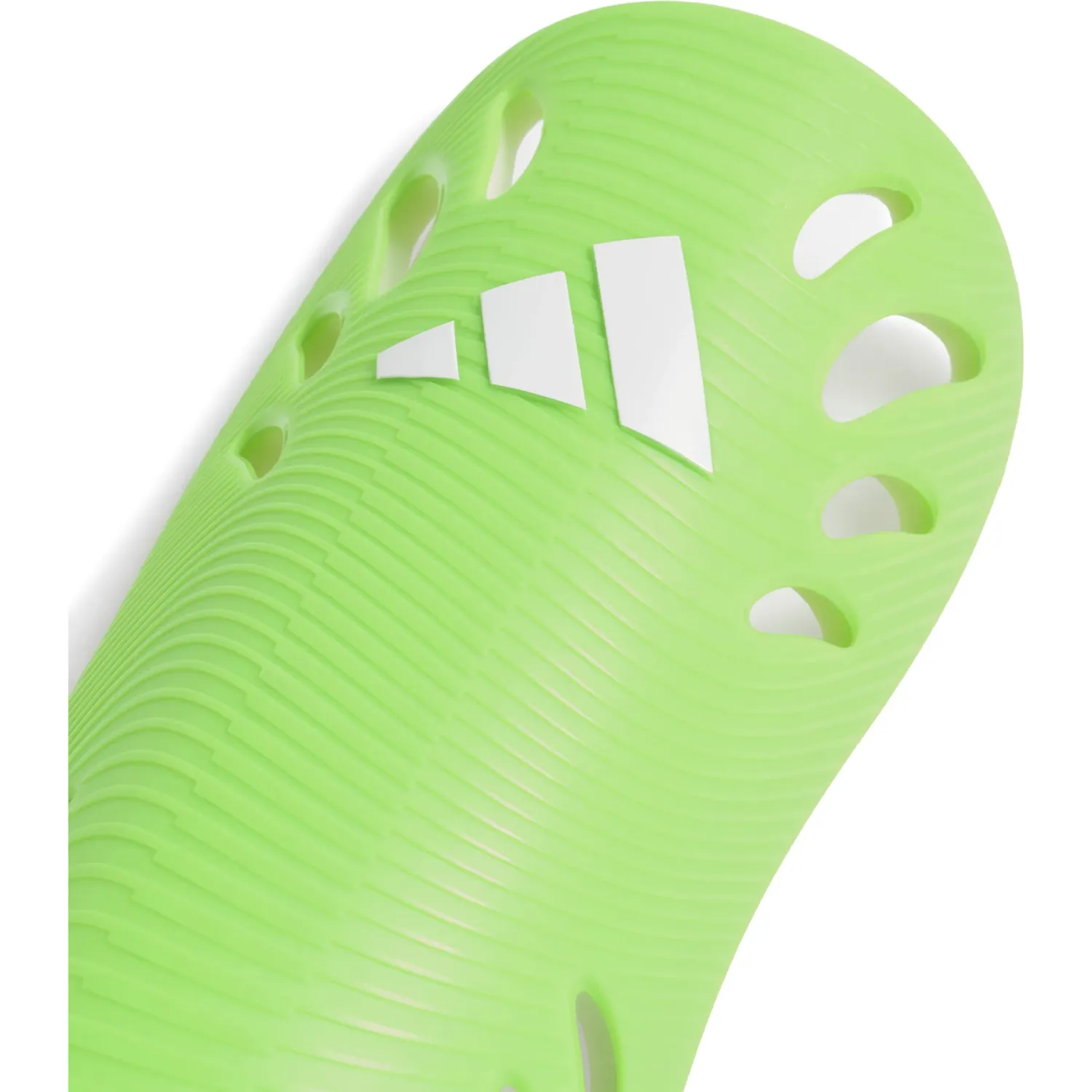 Canilleras Adidas De Futbol  Unisex Adiflex Sg color verde | Platanitos