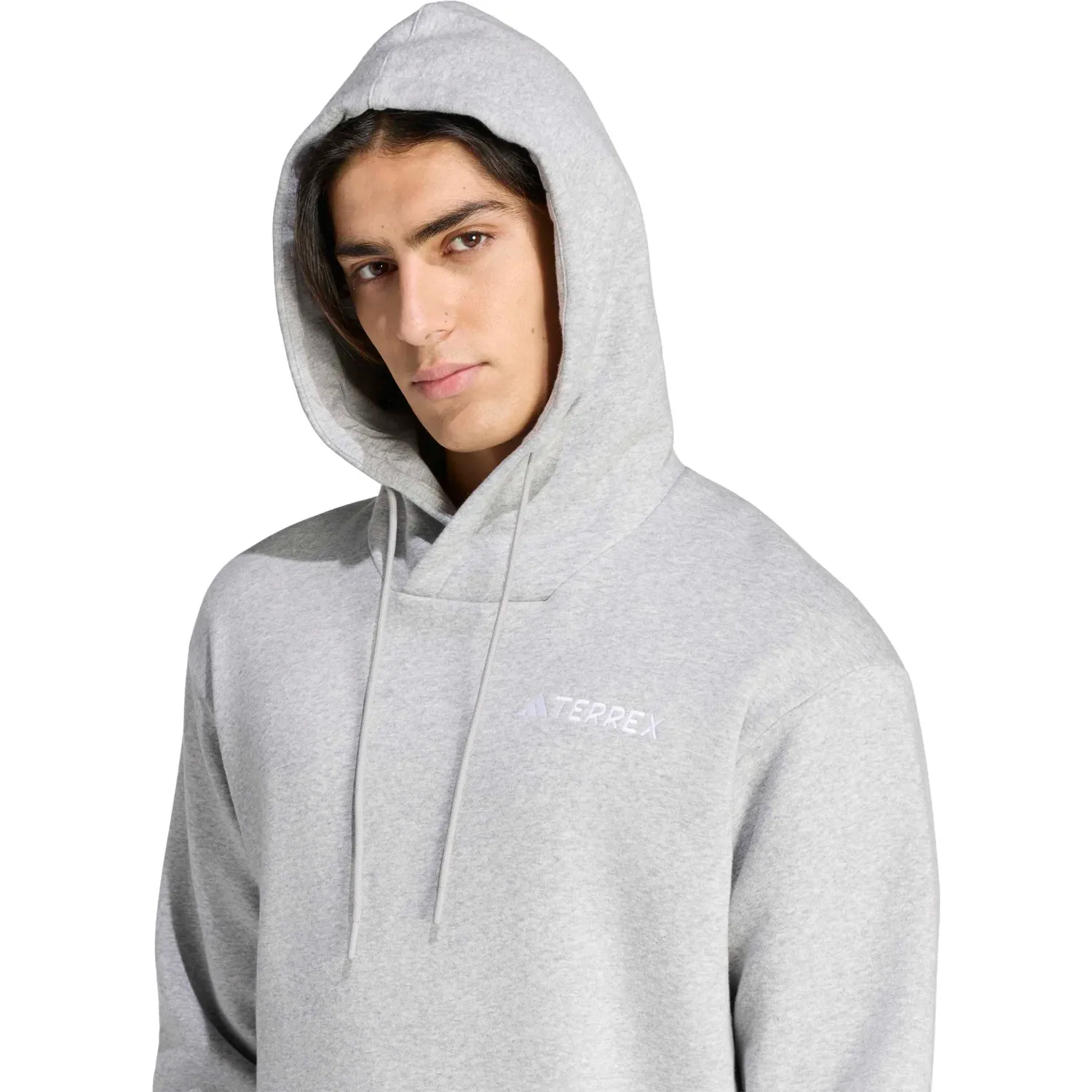Polera Adidas Outdoor Hombre Mt S Logo Hd color gris | Platanitos