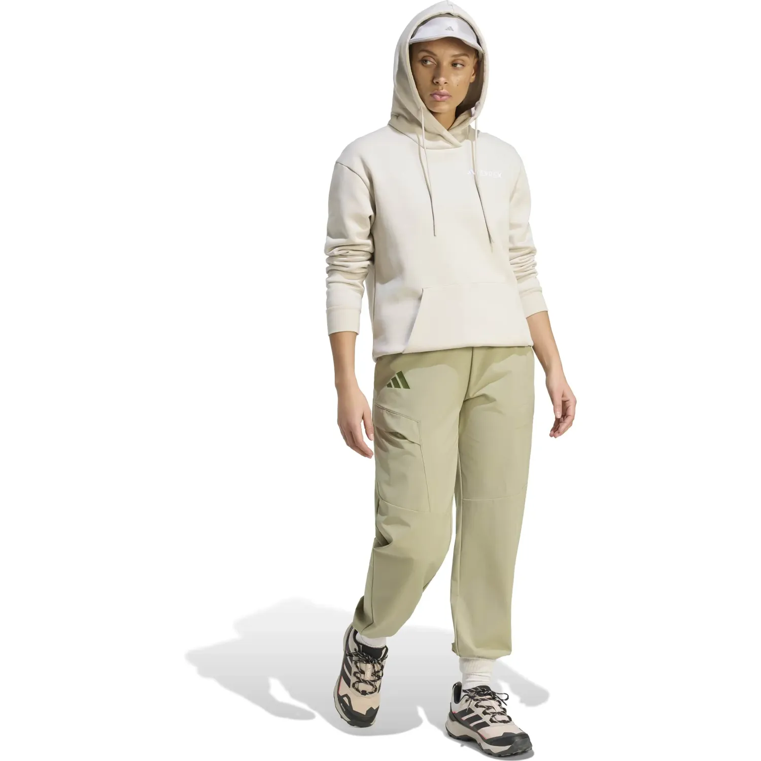 adidas Polera Adidas Outdoor Mujer W Mt S Logo Hd color gris | Platanitos