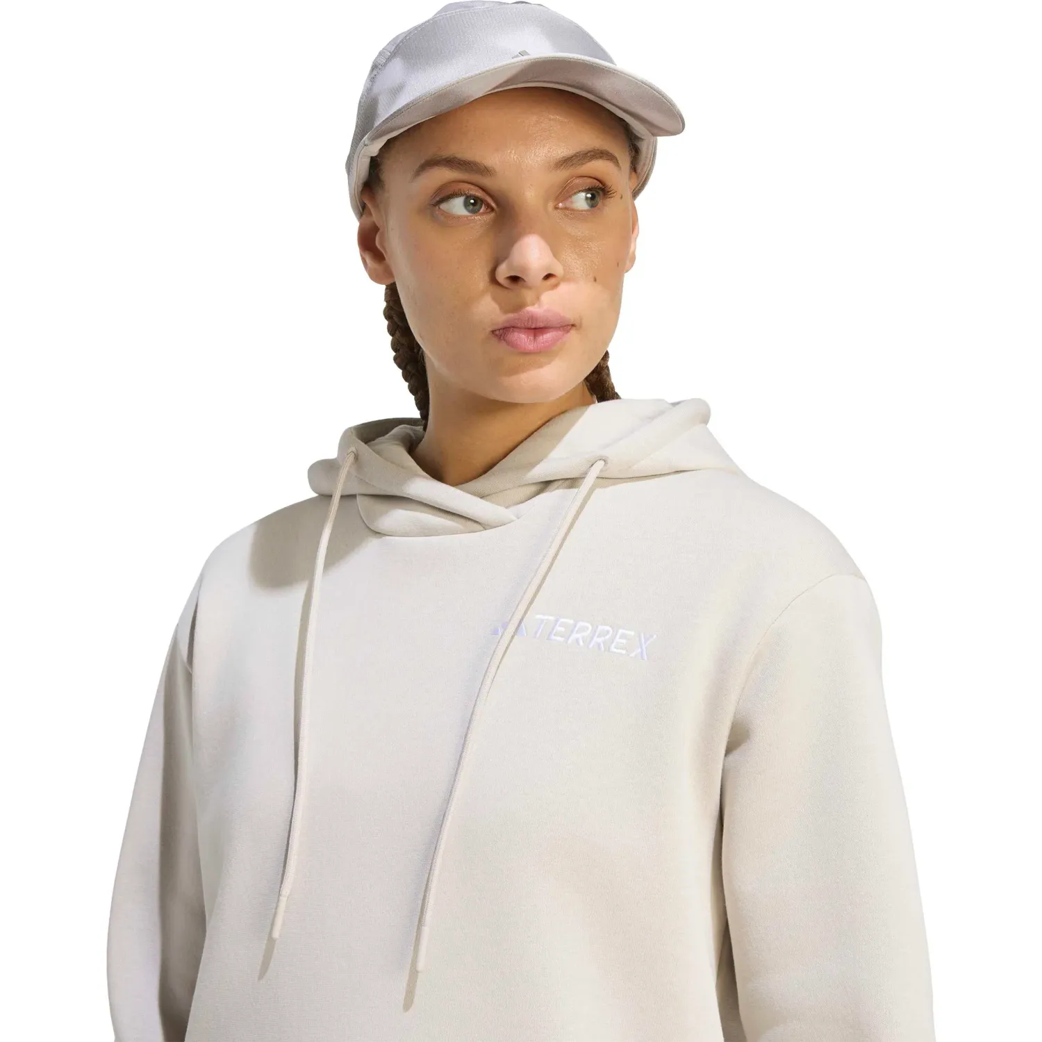 adidas Polera Adidas Outdoor Mujer W Mt S Logo Hd color gris | Platanitos