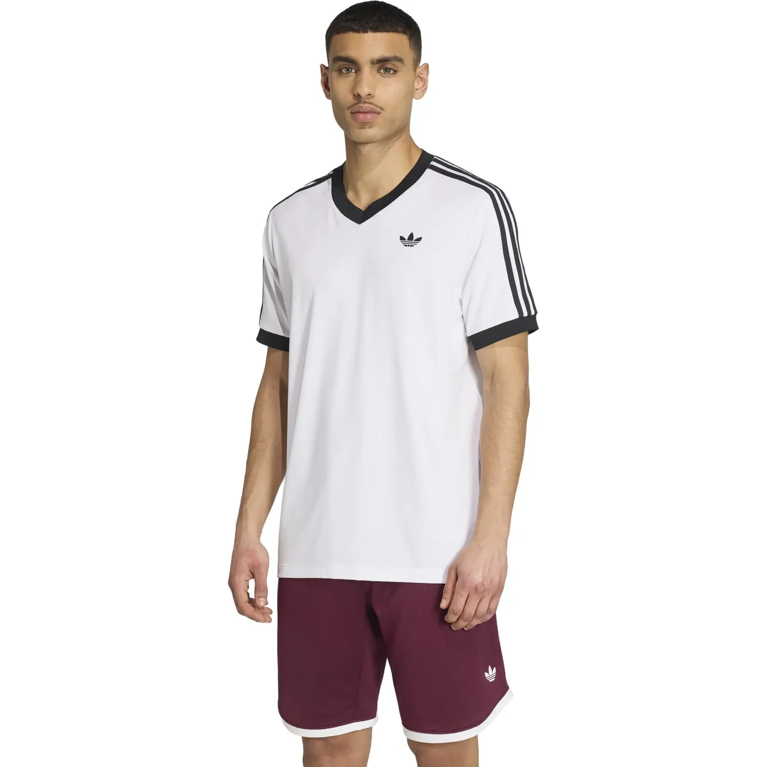 adidas Polo Adidas Deportivo Hombre Classics Tee color blanco | Platanitos