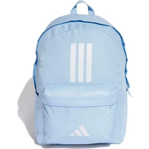 Mochila Adidas Deportivo Unisex Clsc Bars 3s color celeste | Platanitos