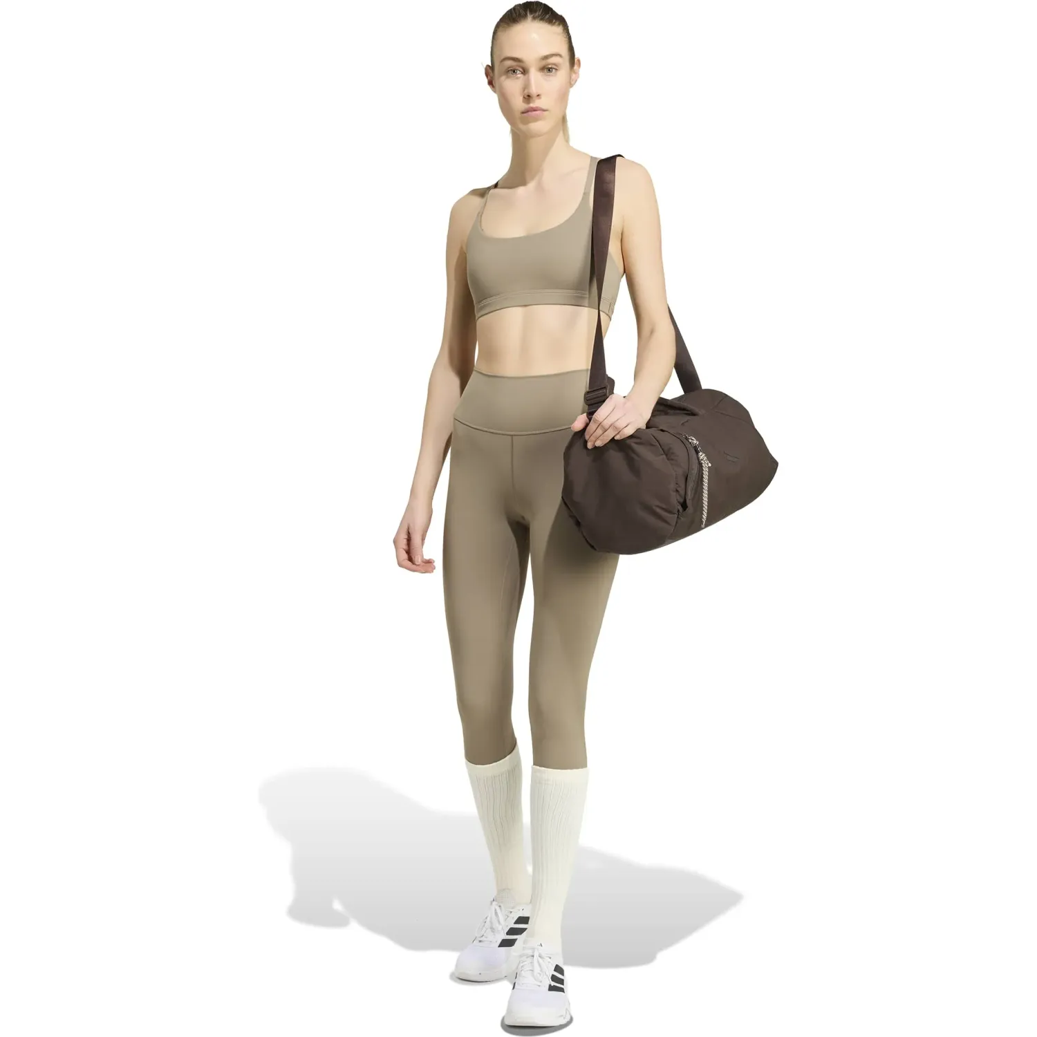 adidas Maletin Adidas Training Unisex Motion Duffel S color café | Platanitos