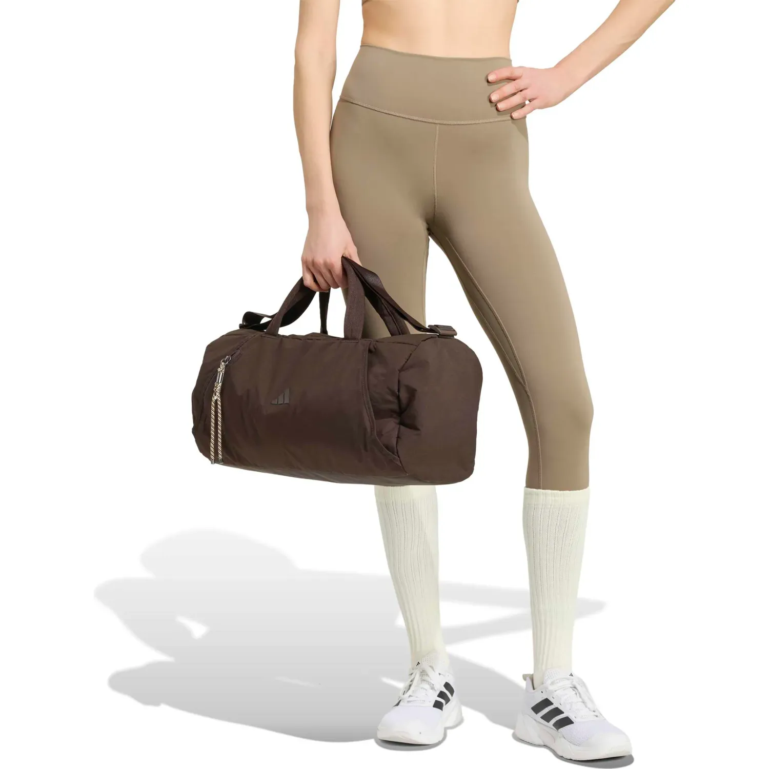 adidas Maletin Adidas Training Unisex Motion Duffel S color café | Platanitos