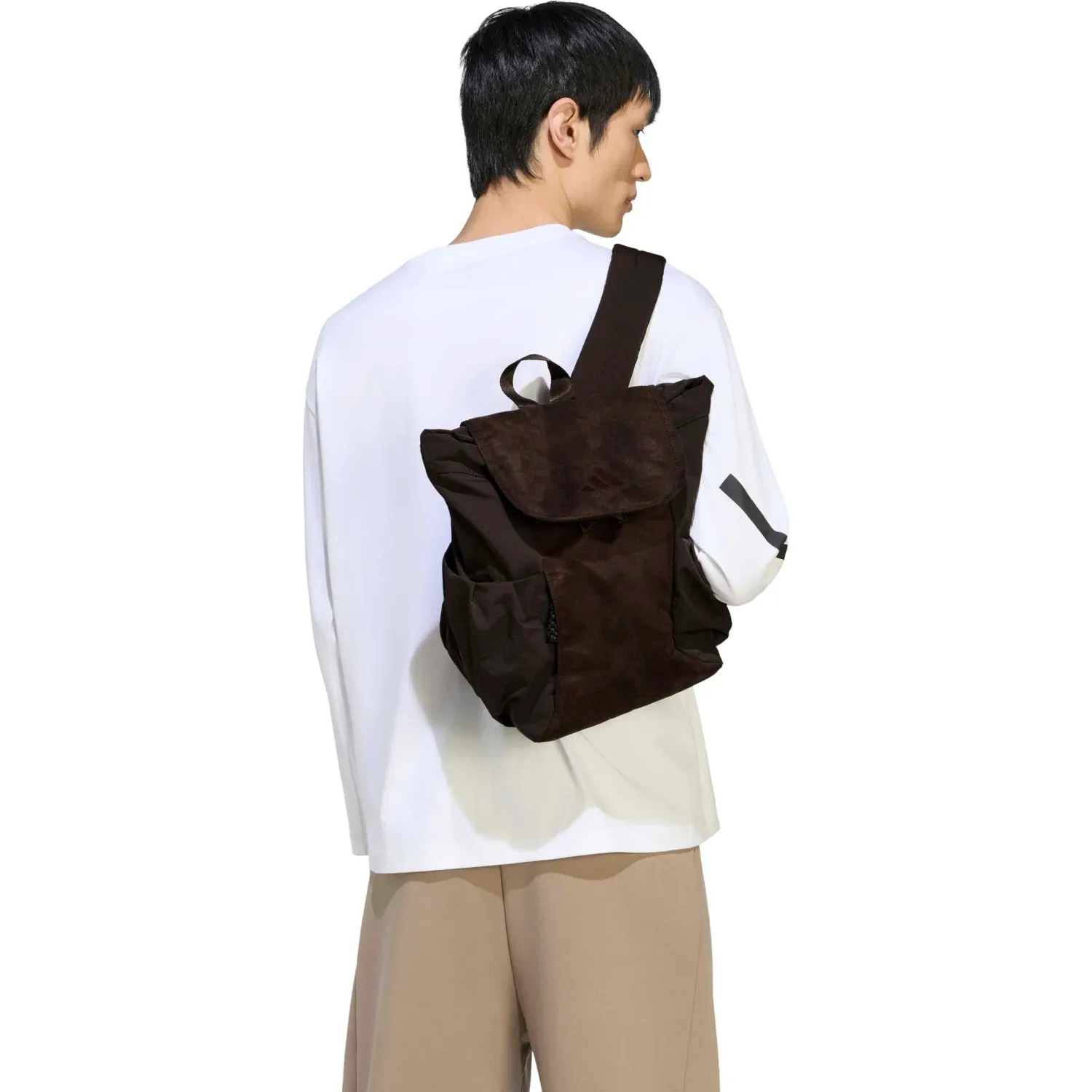 adidas Mochila Adidas Deportivo Unisex Soft Lux Flapbp color café | Platanitos