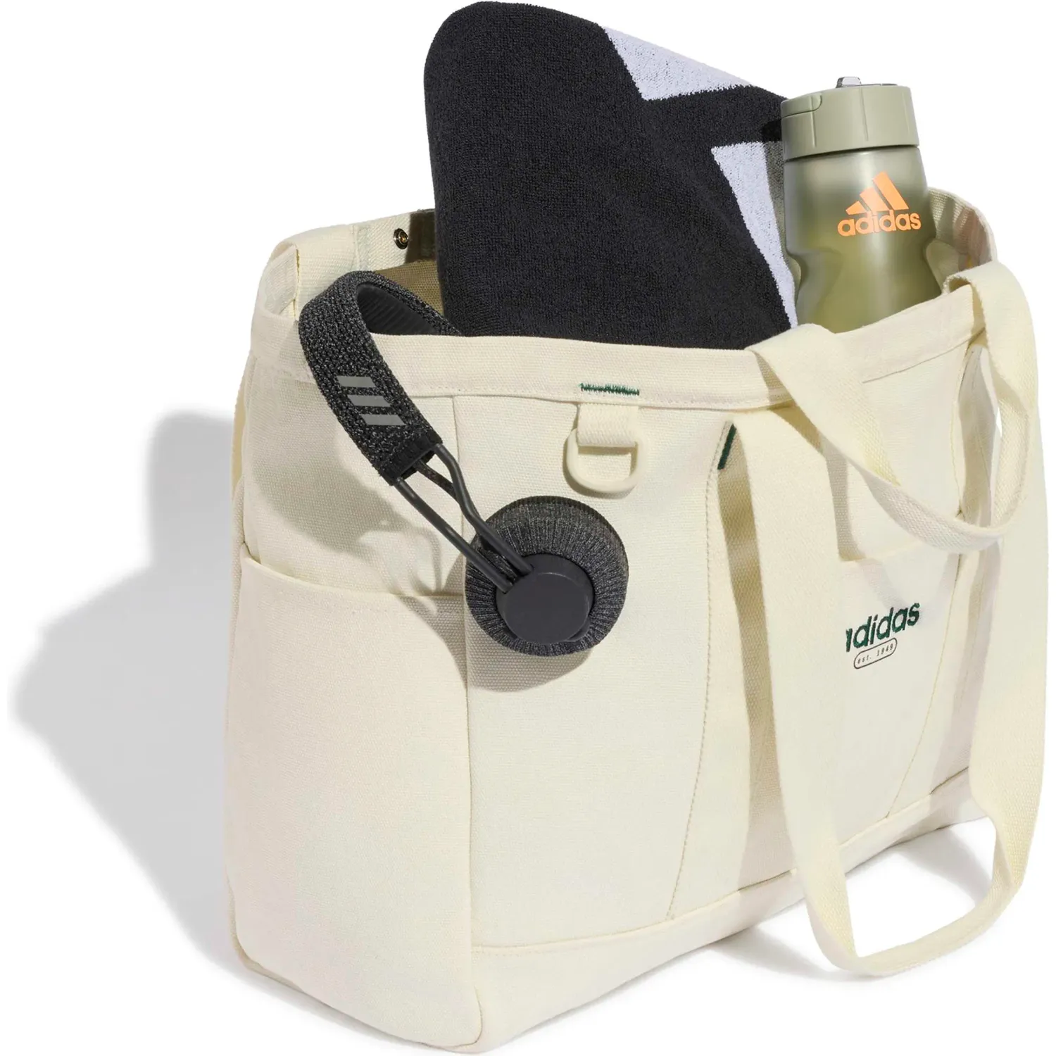 adidas Bolso Adidas Deportivo Unisex Lin Canvas Tote color beige | Platanitos