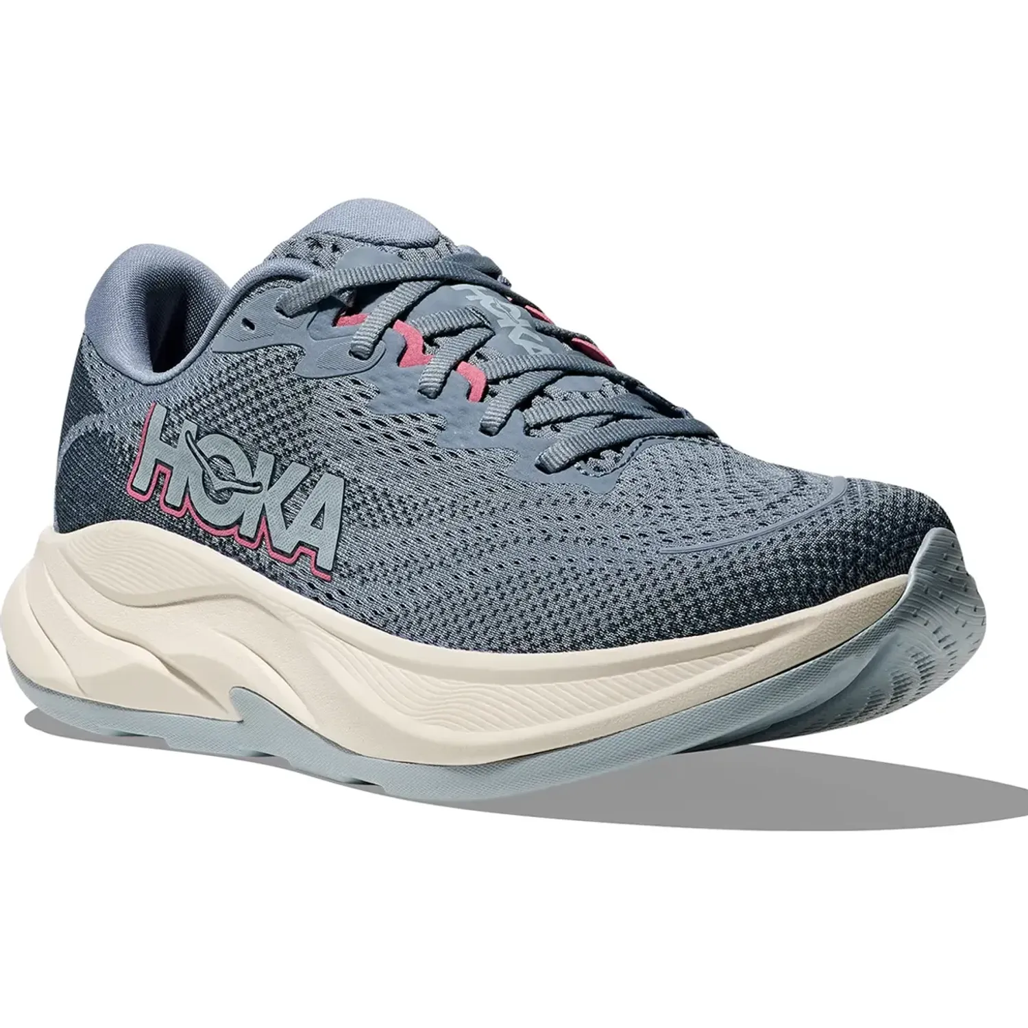 Zapatillas Hoka Running Mujer Rincon 4 color acero / blanco | Platanitos