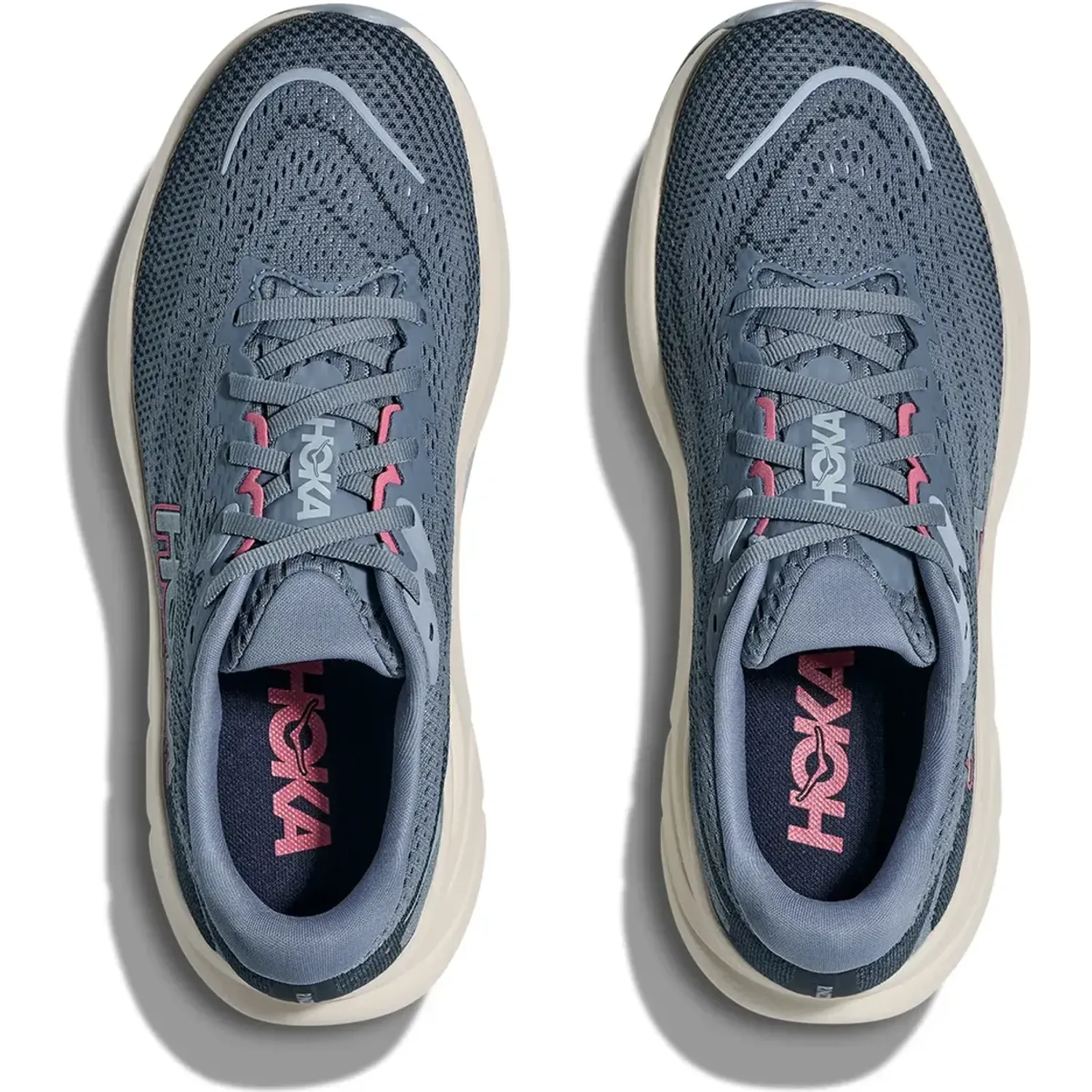 Zapatillas Hoka Running Mujer Rincon 4 color acero / blanco | Platanitos