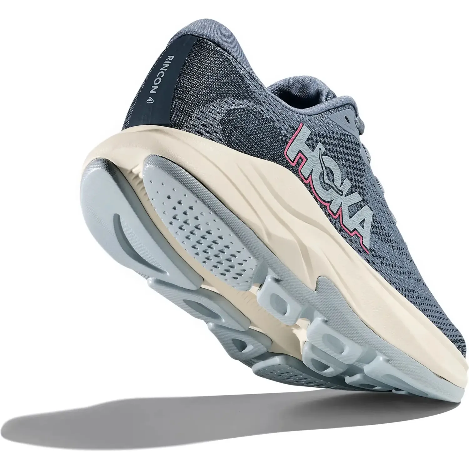 Zapatillas Hoka Running Mujer Rincon 4 color acero / blanco | Platanitos