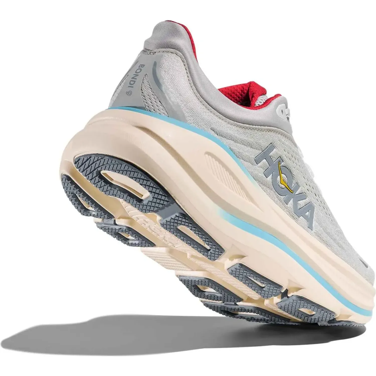 Zapatillas Hoka Running Mujer Bondi 9 color gris | Platanitos