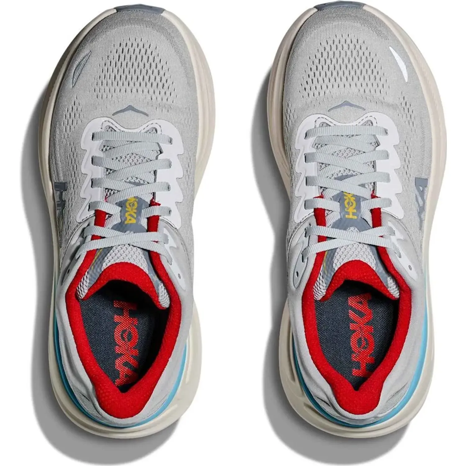 Zapatillas Hoka Running Mujer Bondi 9 color gris | Platanitos