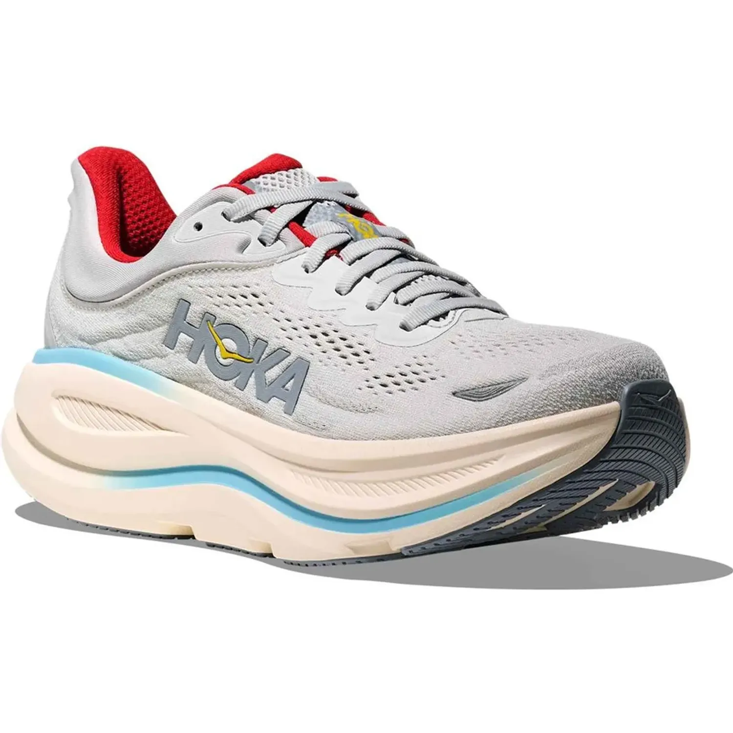 Zapatillas Hoka Running Mujer Bondi 9 color gris | Platanitos