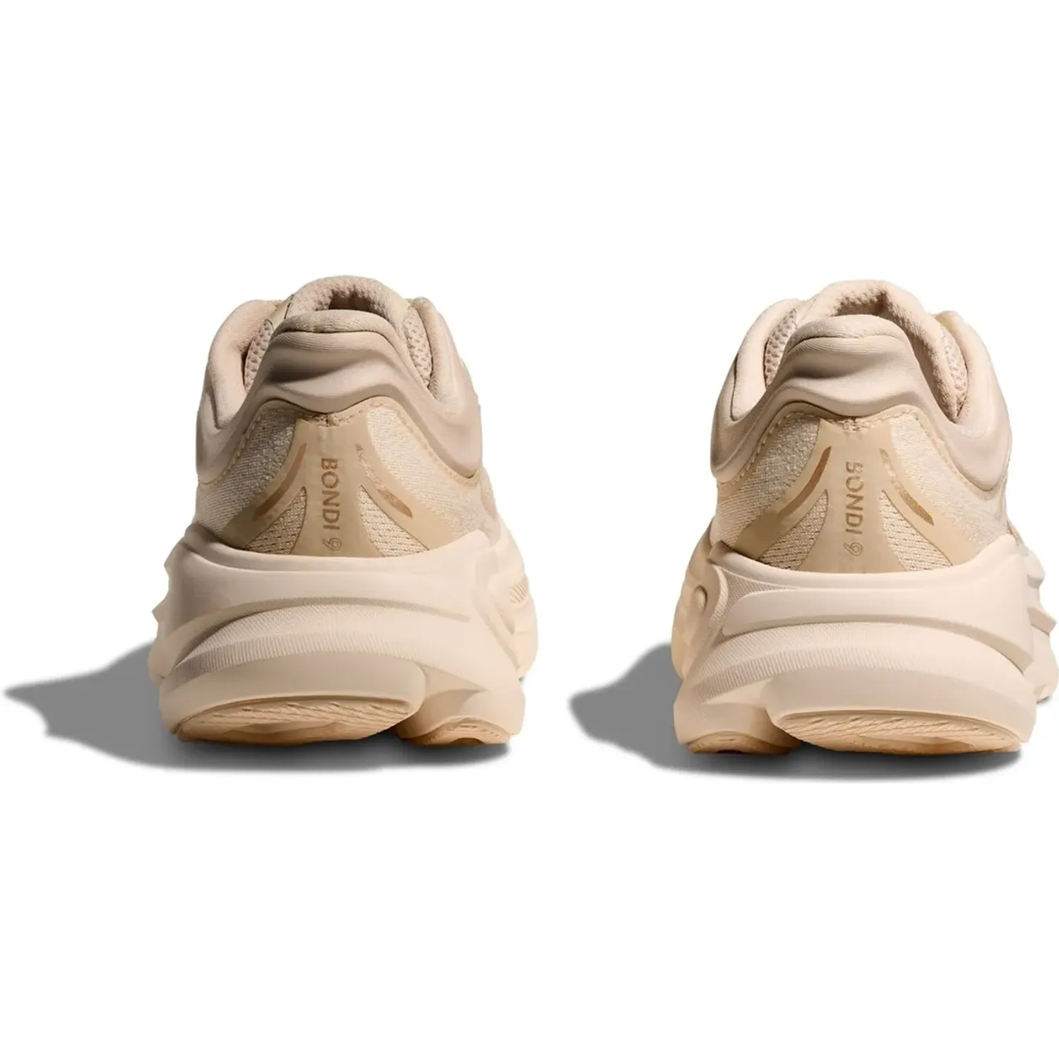 Zapatillas Hoka Running Mujer Bondi 9 color beige | Platanitos