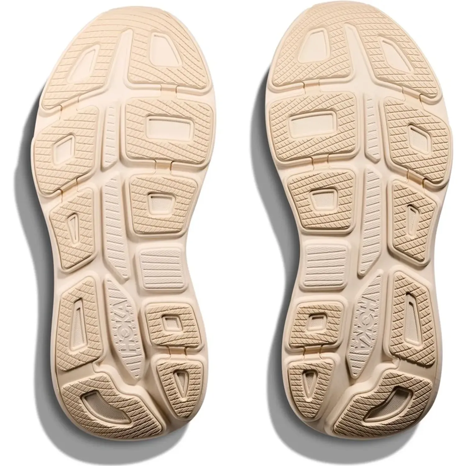 Zapatillas Hoka Running Mujer Bondi 9 color beige | Platanitos
