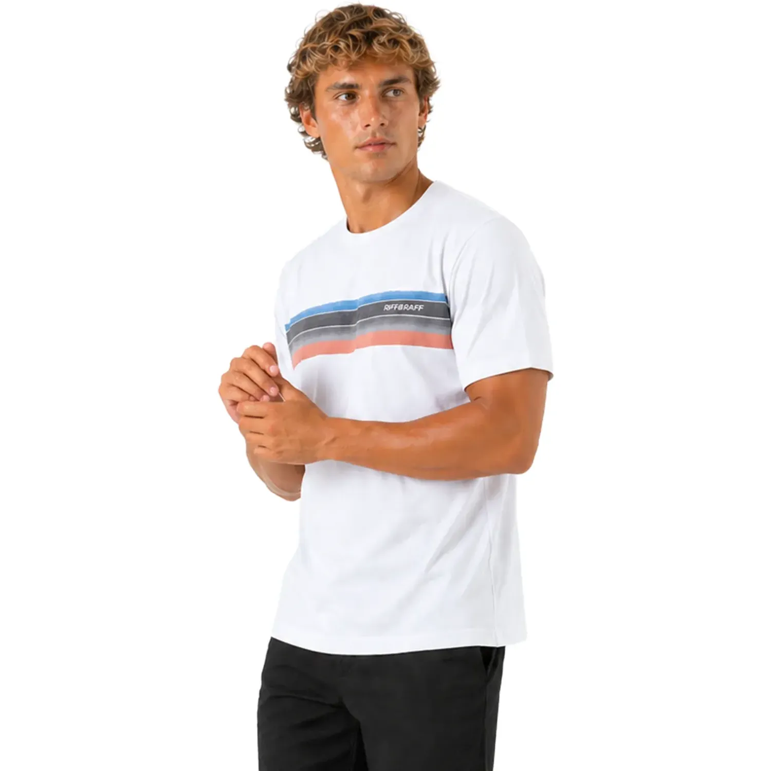 RIFF&RAFF Polo Riff&Raff Manga Corta Hombre Kams color blanco | Platanitos