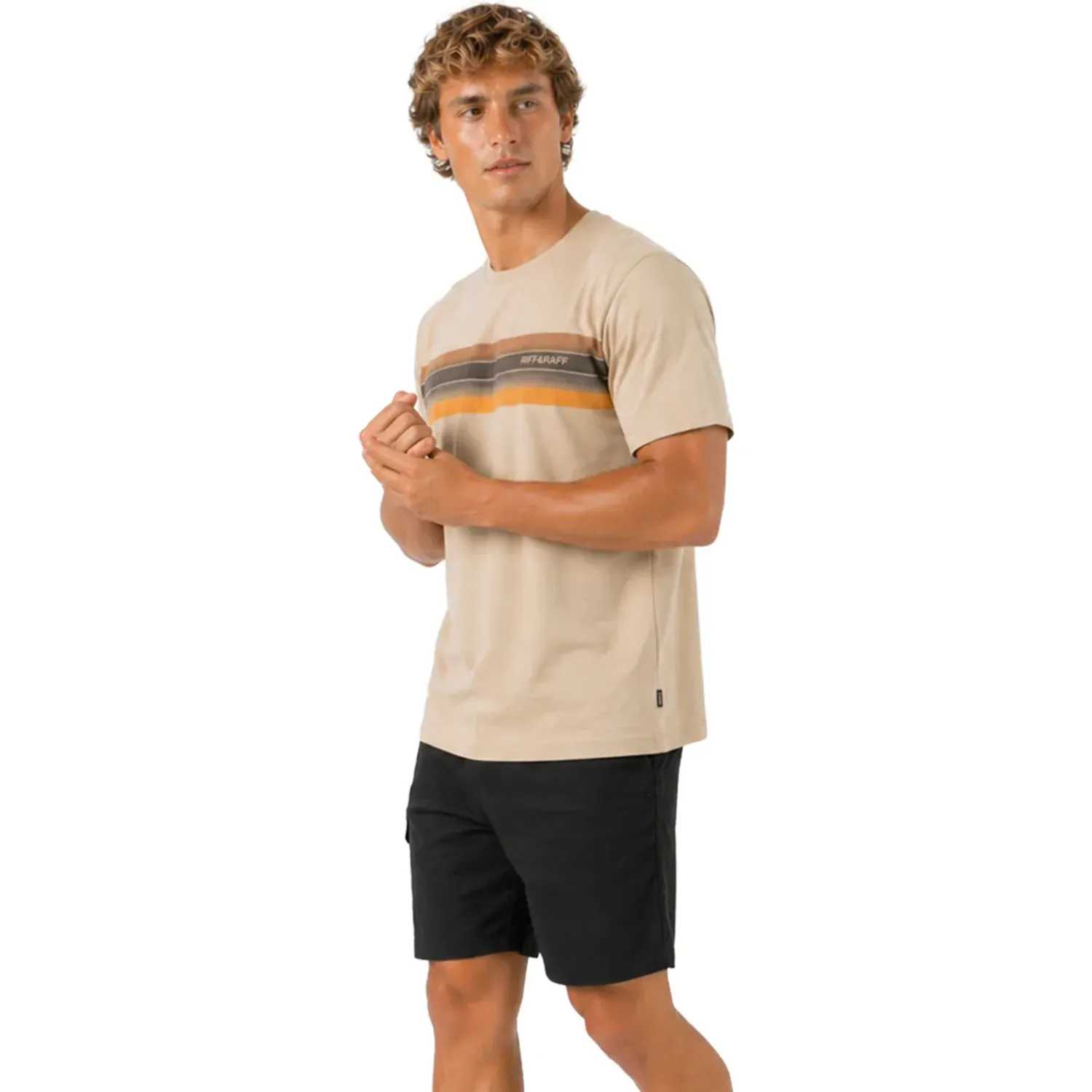 RIFF&RAFF Polo Riff&Raff Manga Corta Hombre Kams color beige | Platanitos