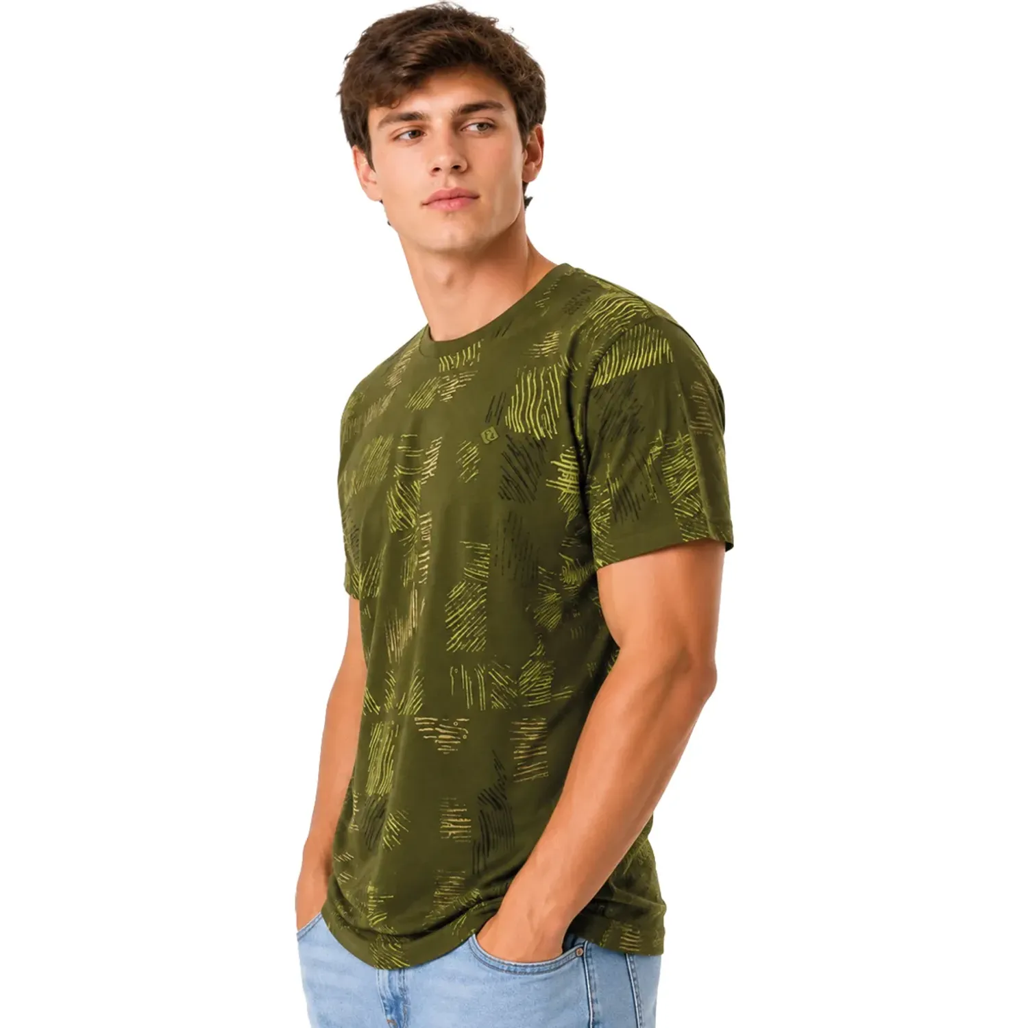 RIFF&RAFF Polo Riff&Raff Manga Corta Hombre Zen color verde | Platanitos