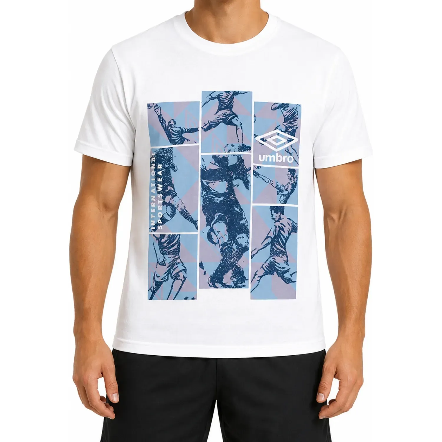 Umbro Polo Umbro Manga Corta Hombre Basico color blanco | Platanitos