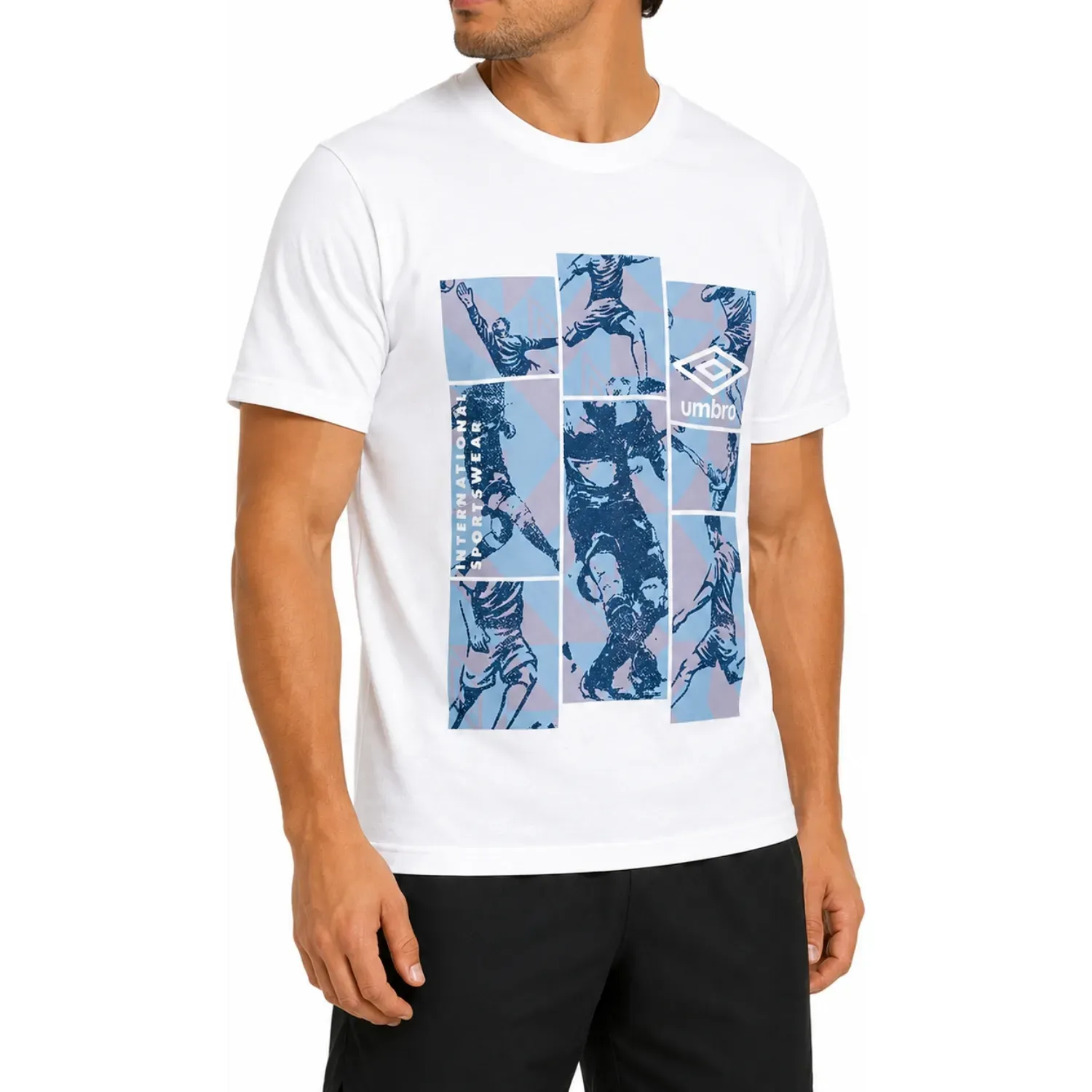 Umbro Polo Umbro Manga Corta Hombre Basico color blanco | Platanitos