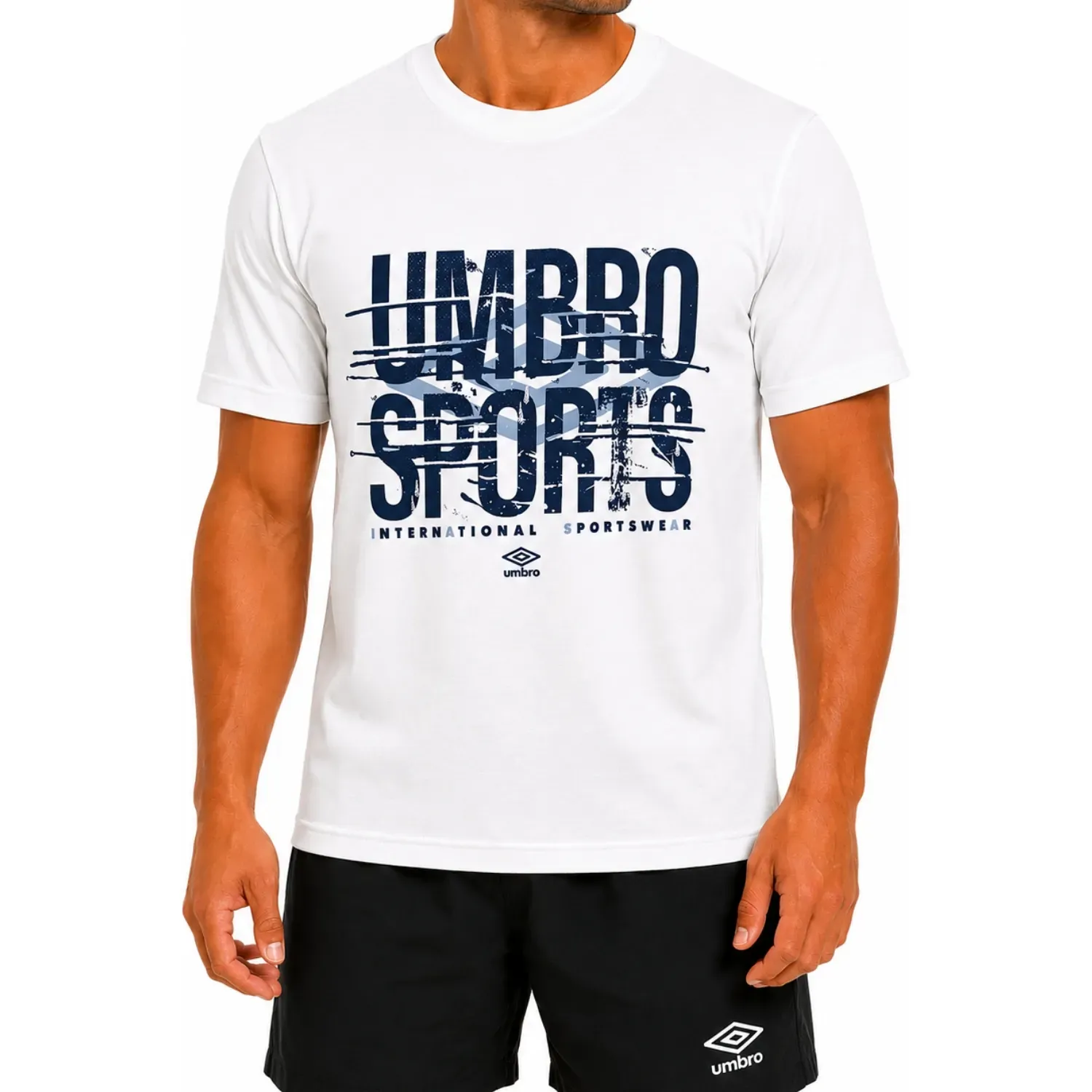 Umbro Polo Umbro Manga Corta Hombre Basico color blanco | Platanitos
