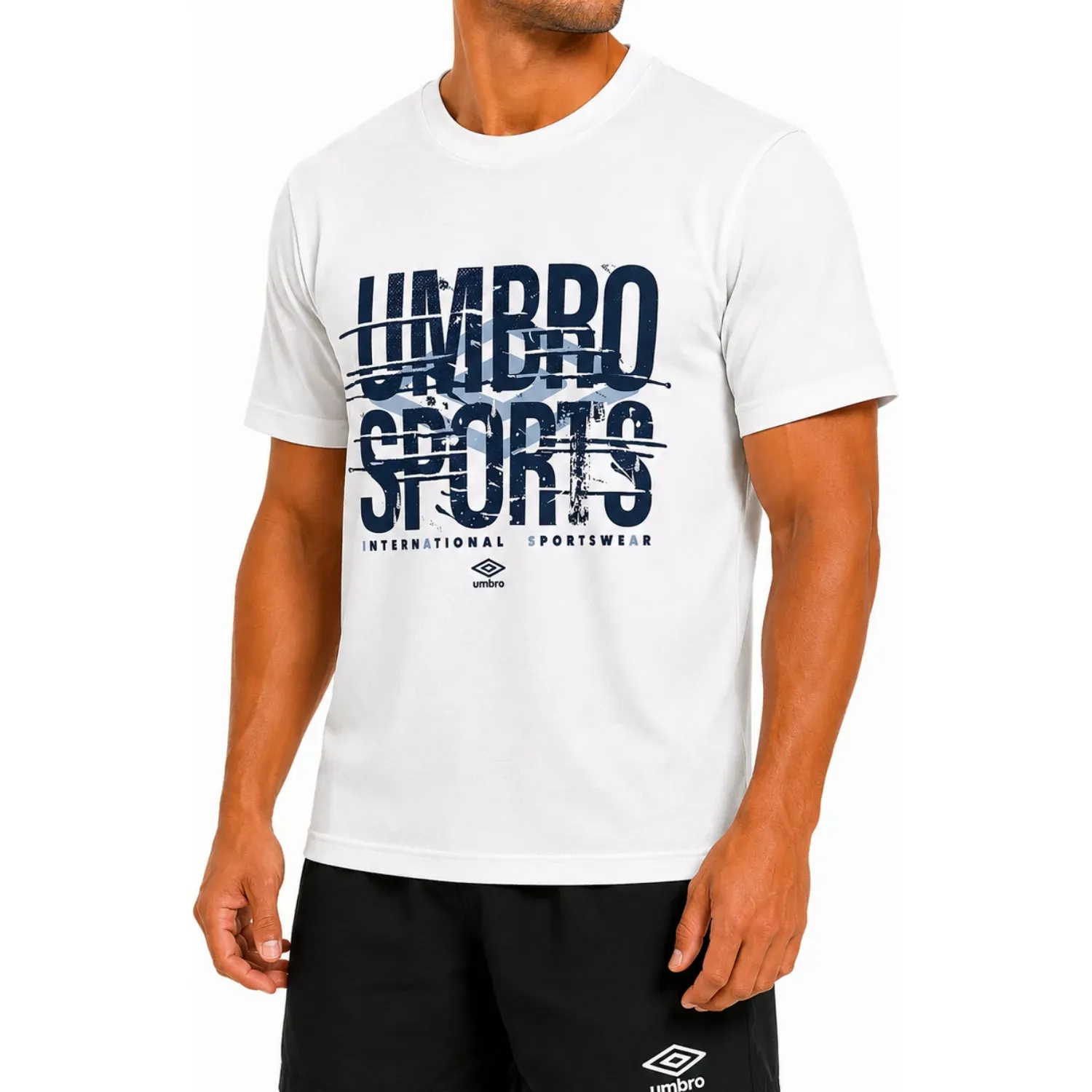 Umbro Polo Umbro Manga Corta Hombre Basico color blanco | Platanitos