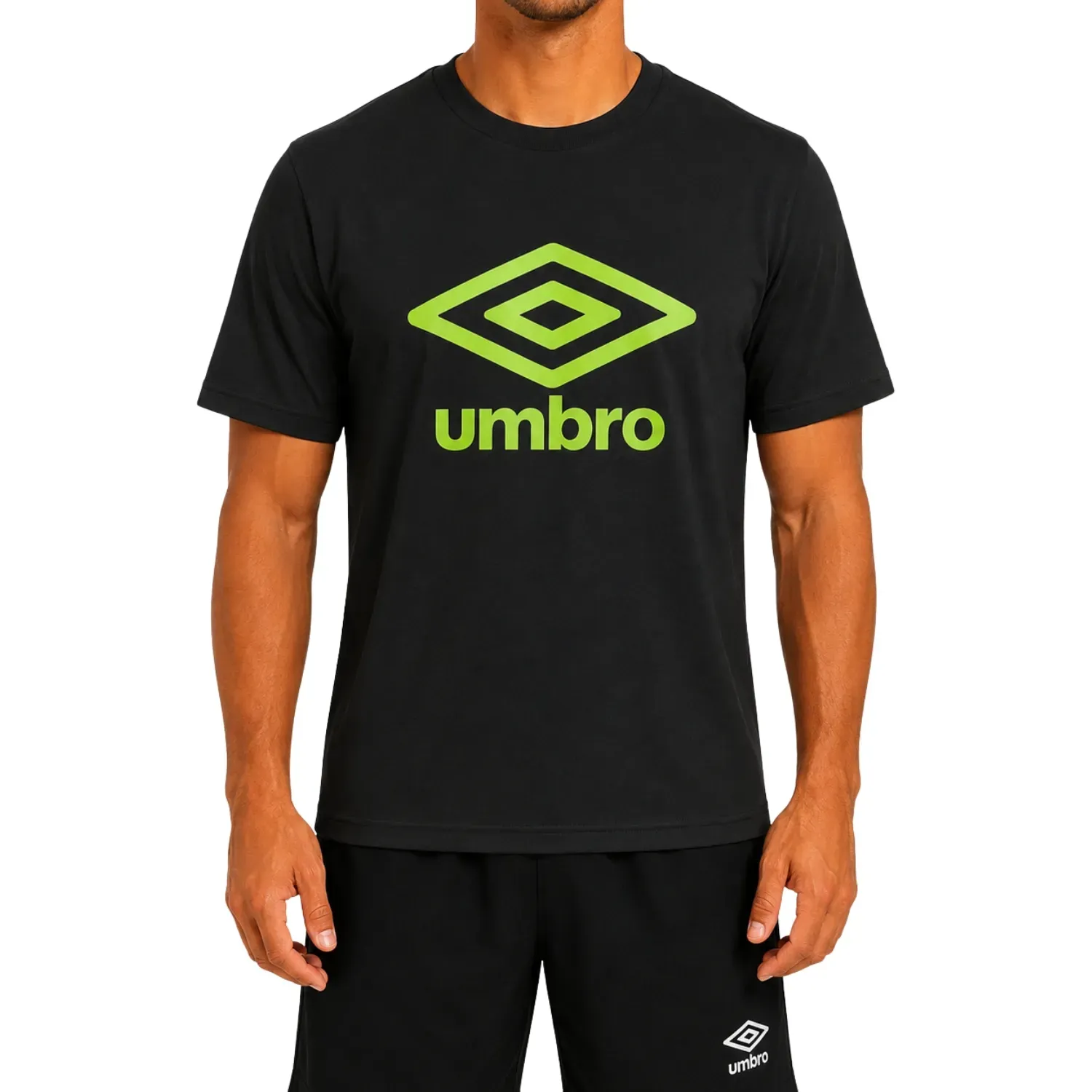 Umbro Polo Umbro Manga Corta Hombre Basico color negro | Platanitos