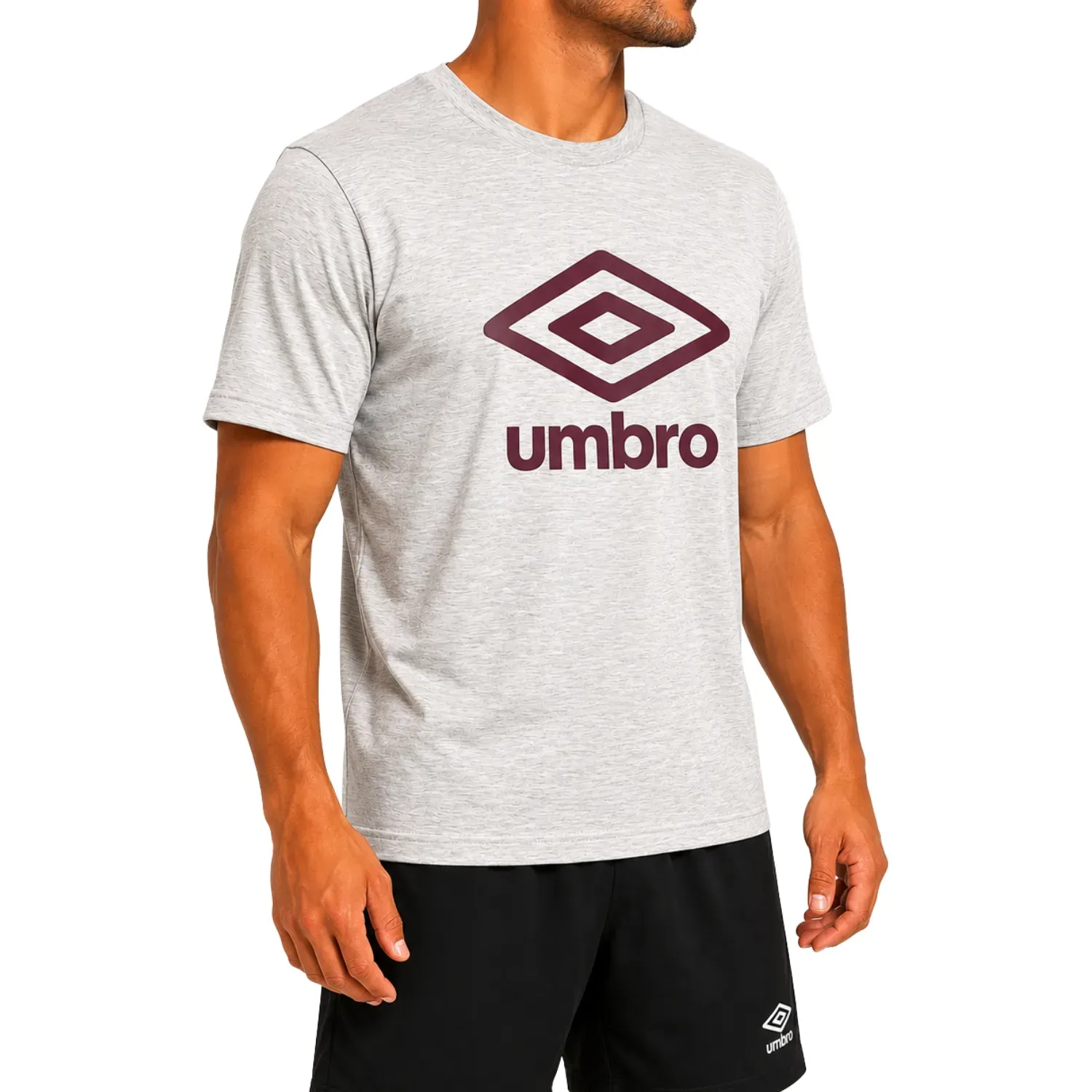 Umbro Polo Umbro Manga Corta Hombre Basico color gris | Platanitos