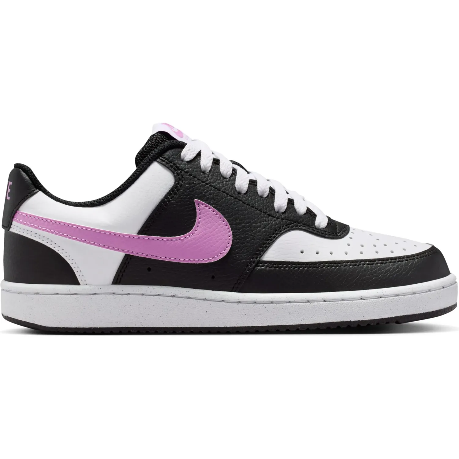 Zapatillas Nike Urbanas Mujer Court Vision Low Next Nature color blanco / negro | Platanitos