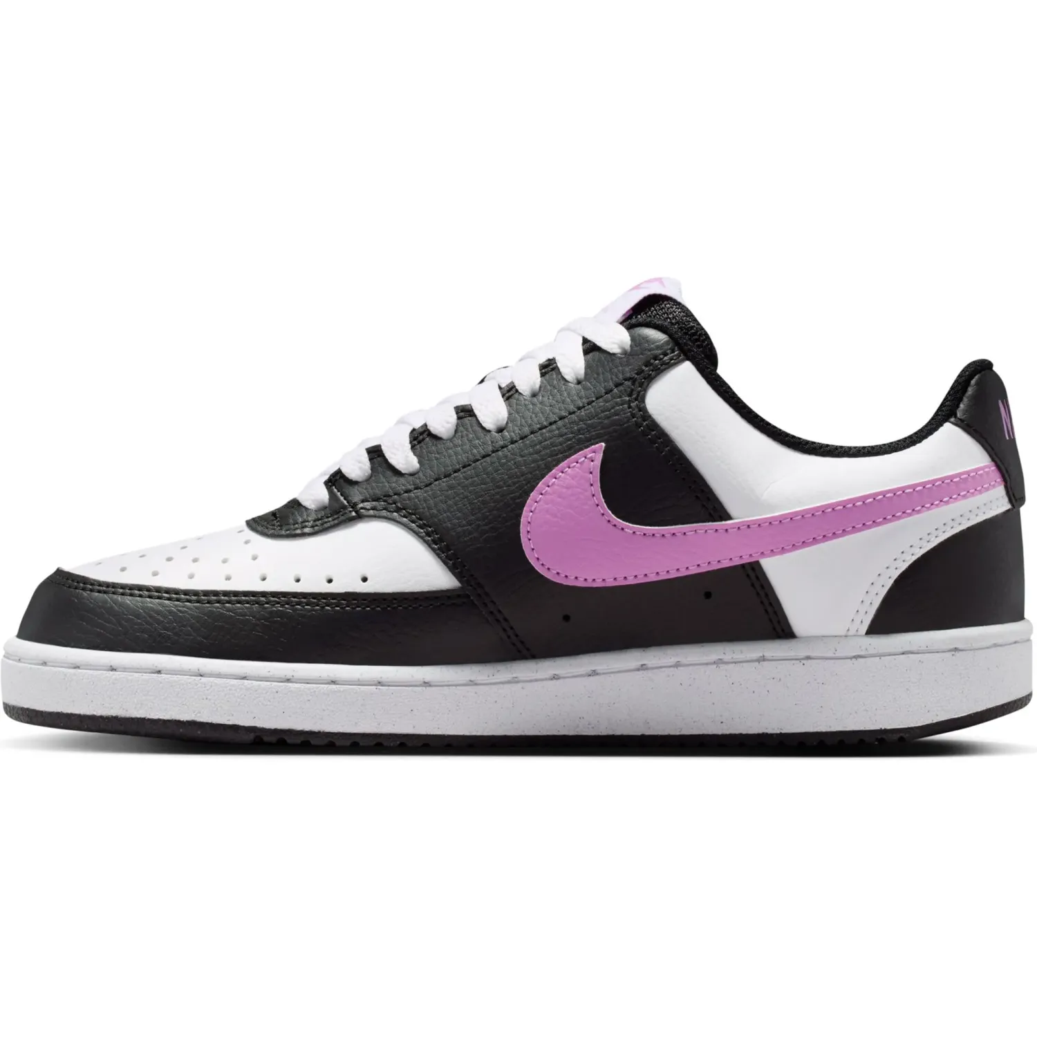 Zapatillas Nike Urbanas Mujer Court Vision Low Next Nature color blanco / negro | Platanitos