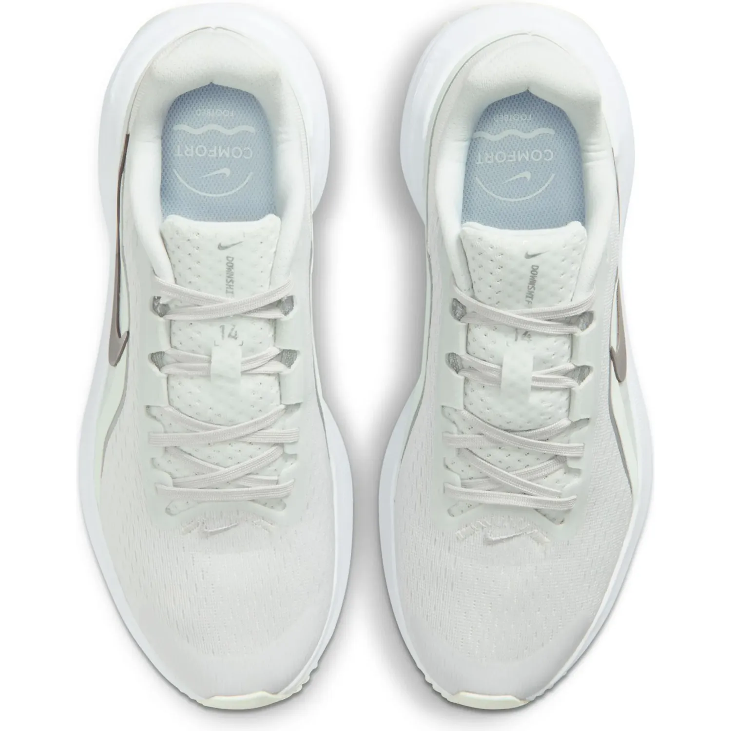 Zapatillas Nike Running Mujer W Downshifter 14 color blanco / plomo | Platanitos