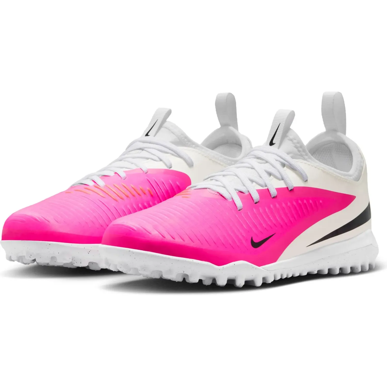 Nike Zapatillas Nike De Futbol Juvenil Phantom 6 Low Academy color blanco / fucsia | Platanitos