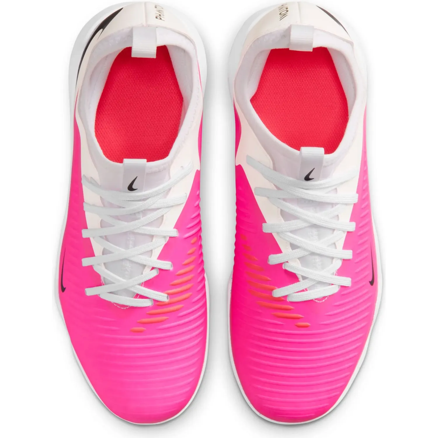 Nike Zapatillas Nike De Futbol Juvenil Phantom 6 Low Academy color blanco / fucsia | Platanitos