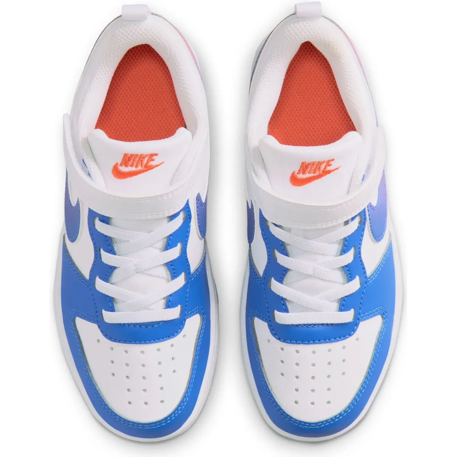 Nike Zapatillas Nike Urbanas Niños Court Borough Low Bball Bpv color blanco / celeste | Platanitos