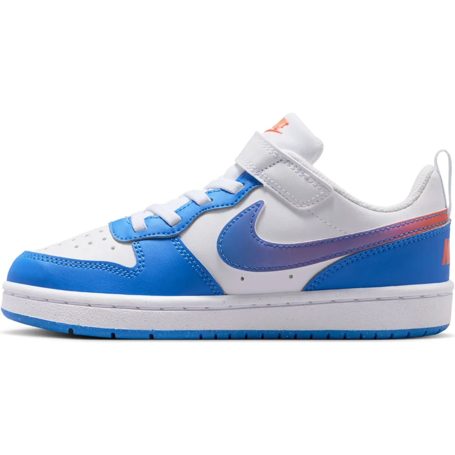 Nike Zapatillas Nike Urbanas Niños Court Borough Low Bball Bpv color blanco / celeste | Platanitos