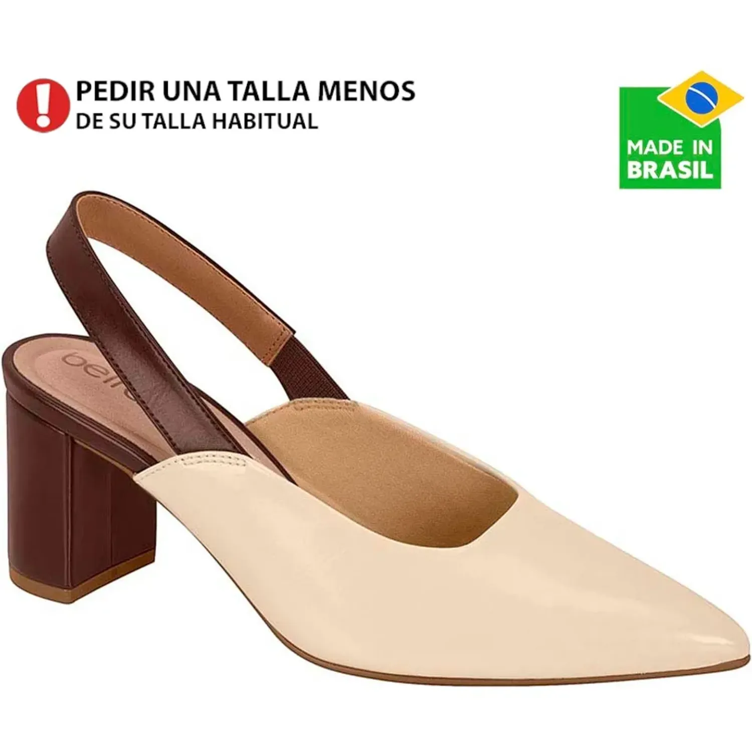 BEIRA RIO Calzado Beira Rio De Vestir Mujer 4241.240. color beige | Platanitos